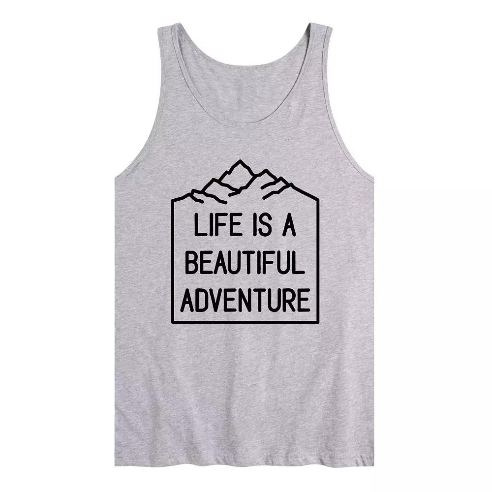 Men's Life Beautiful Adventure Tank Top,  Product Image