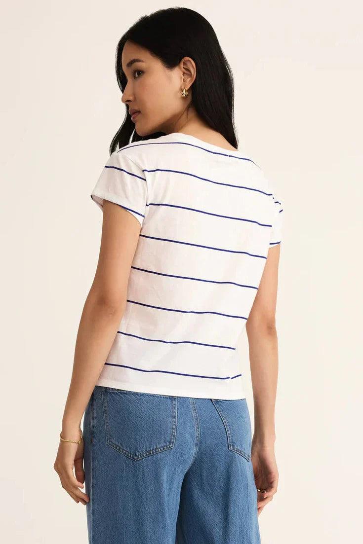 Z Supply Modern Striped Tee Oceanside Product Image