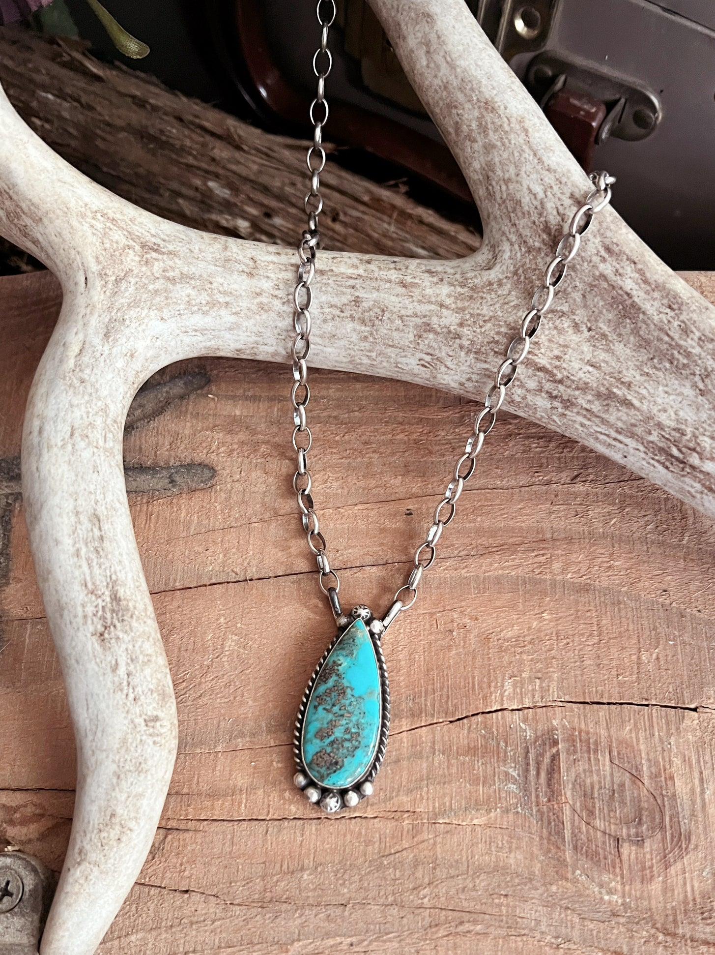 Circle Of Life Navajo Handcrafted Sterling Necklace Product Image