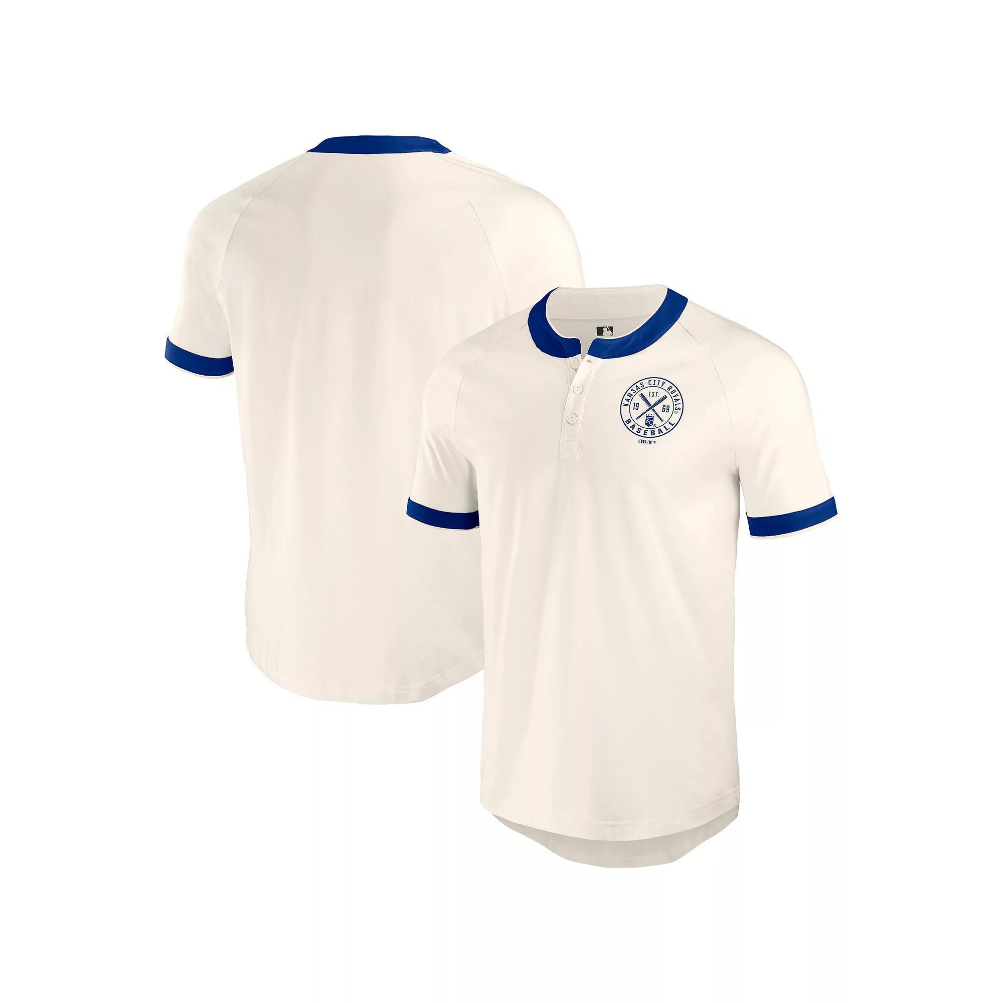 Men's Darius Rucker Collection by Fanatics White Minnesota Twins Henley Raglan T-Shirt,  Product Image