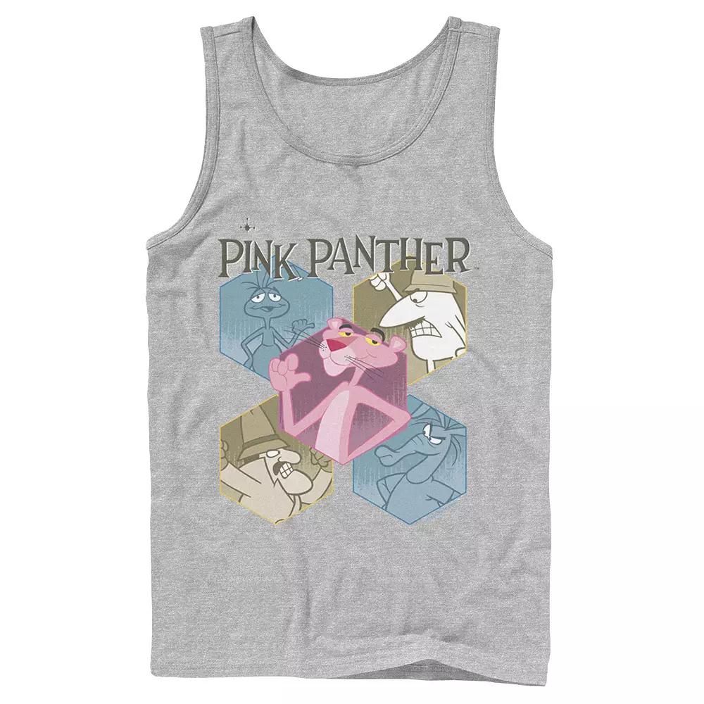 Men's Pink Panther Hexagonal Portraits Tank Top,  Product Image