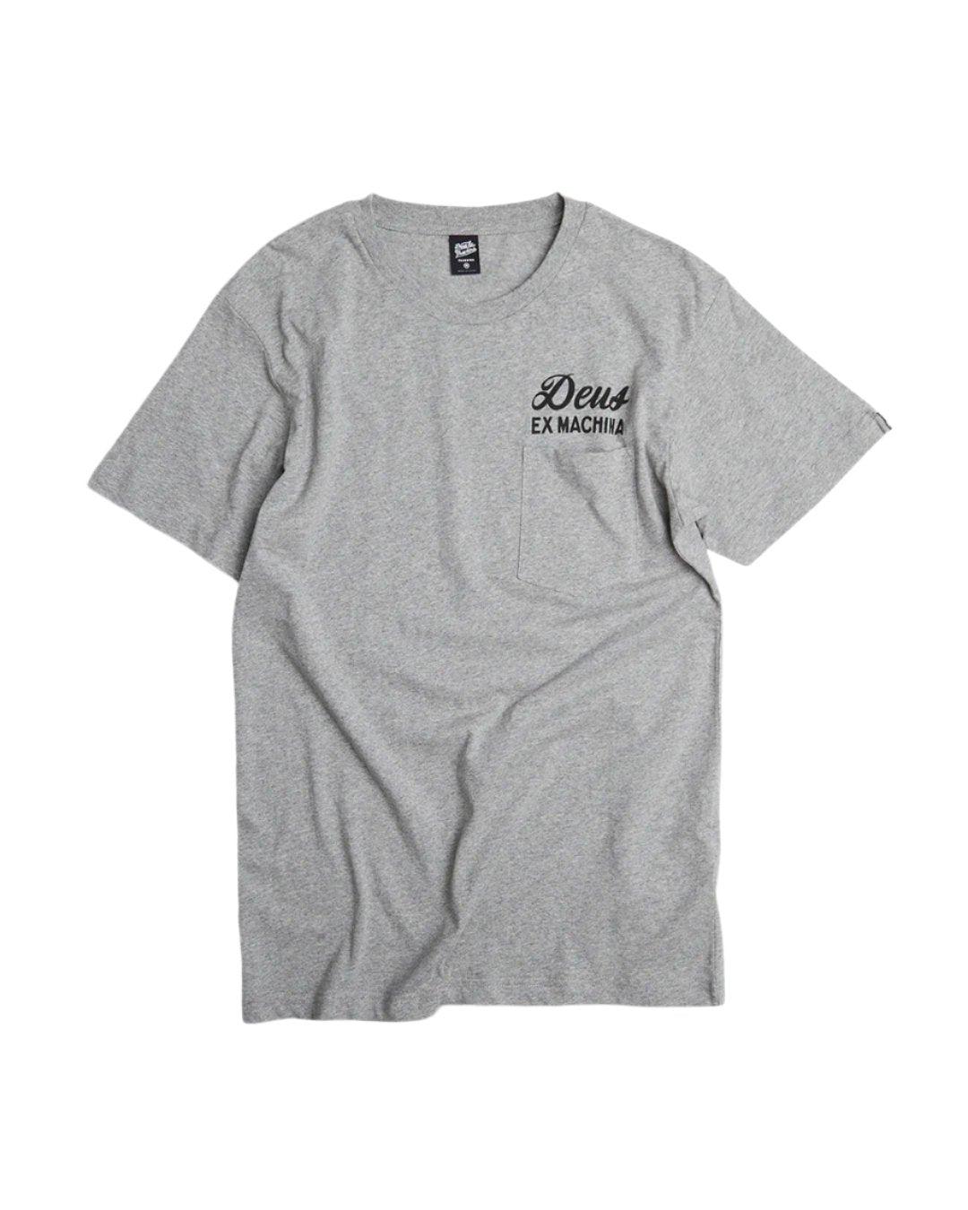 Venice Address Pocket Tee - Grey Marle Product Image