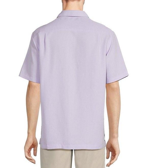Roundtree & Yorke Short Sleeve Small Check Sport Shirt Product Image
