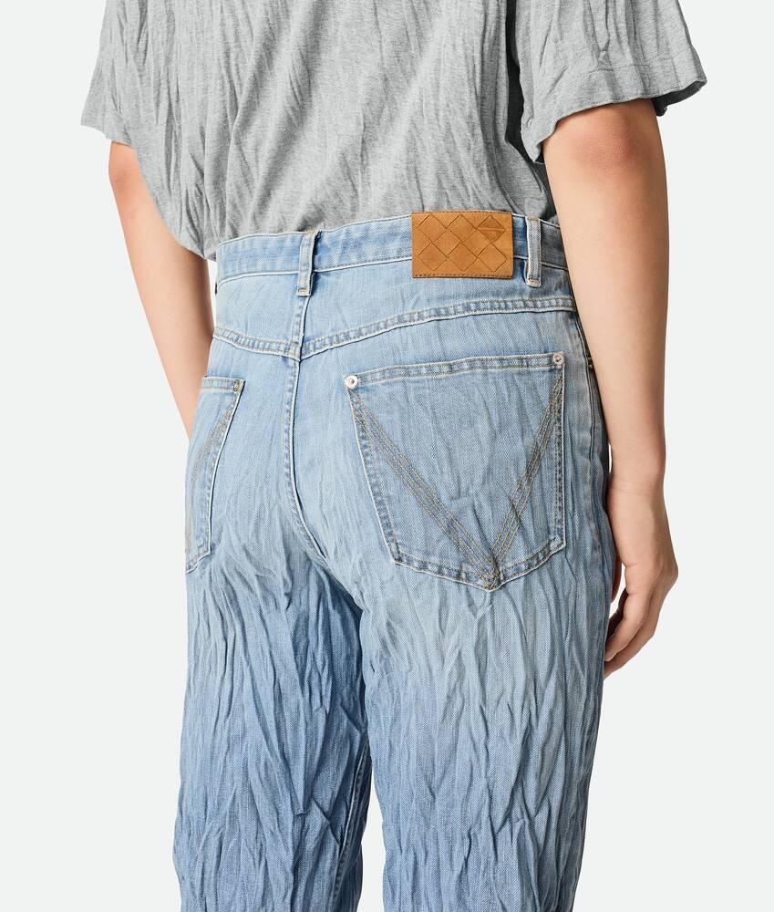 Men's Crushed Jeans in Light blue Product Image