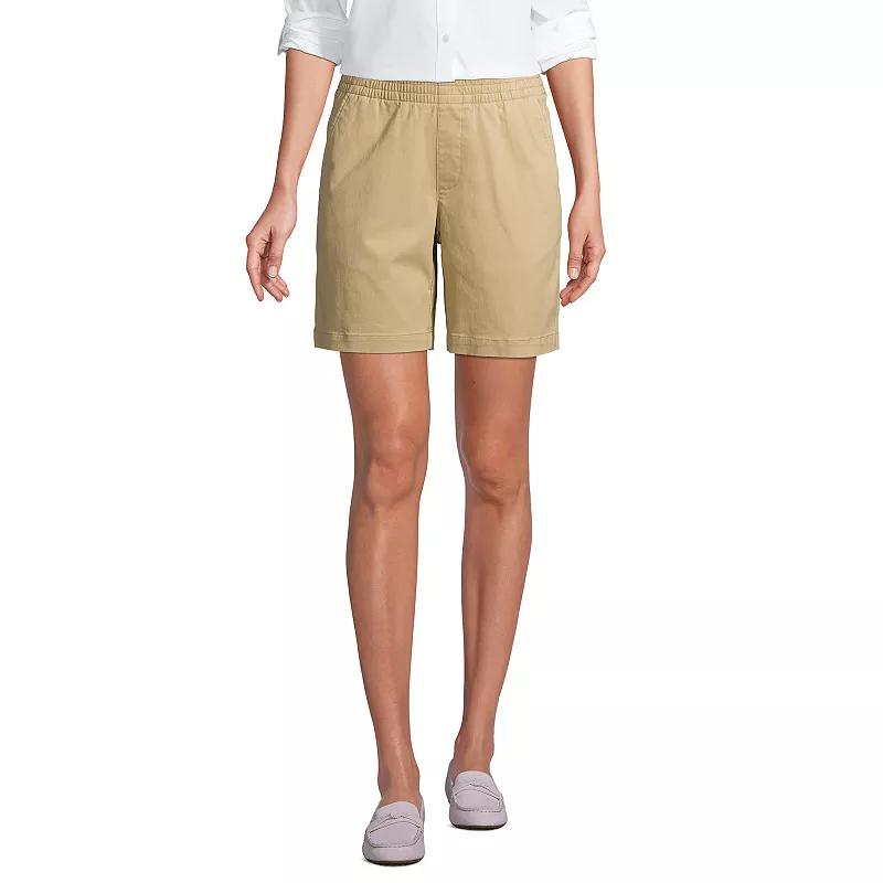Women's Lands' End Pull-On Chino Shorts,  Product Image
