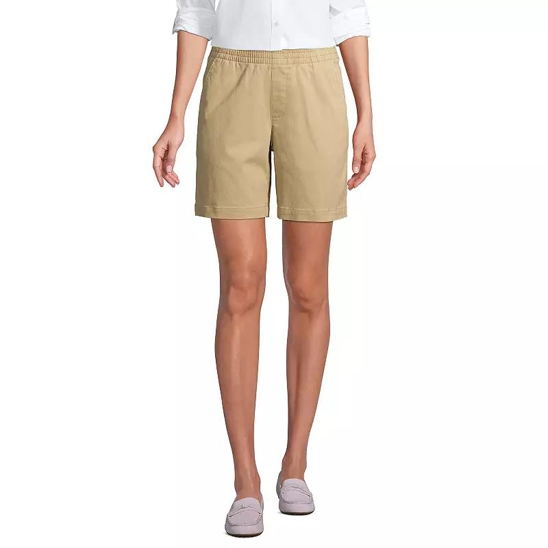 Women's Lands' End Pull-On Chino Shorts,  Product Image