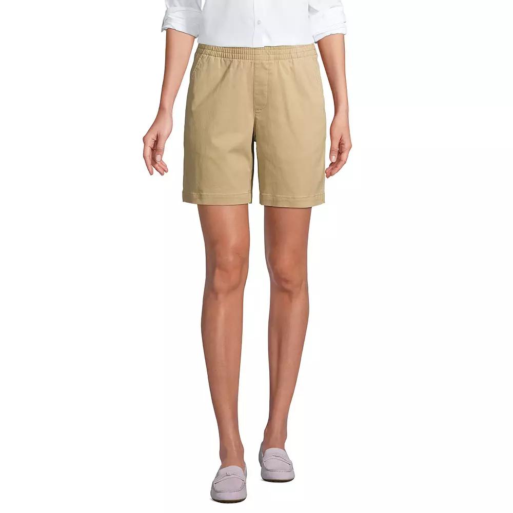 Women's Lands' End Pull-On Chino Shorts,  Product Image