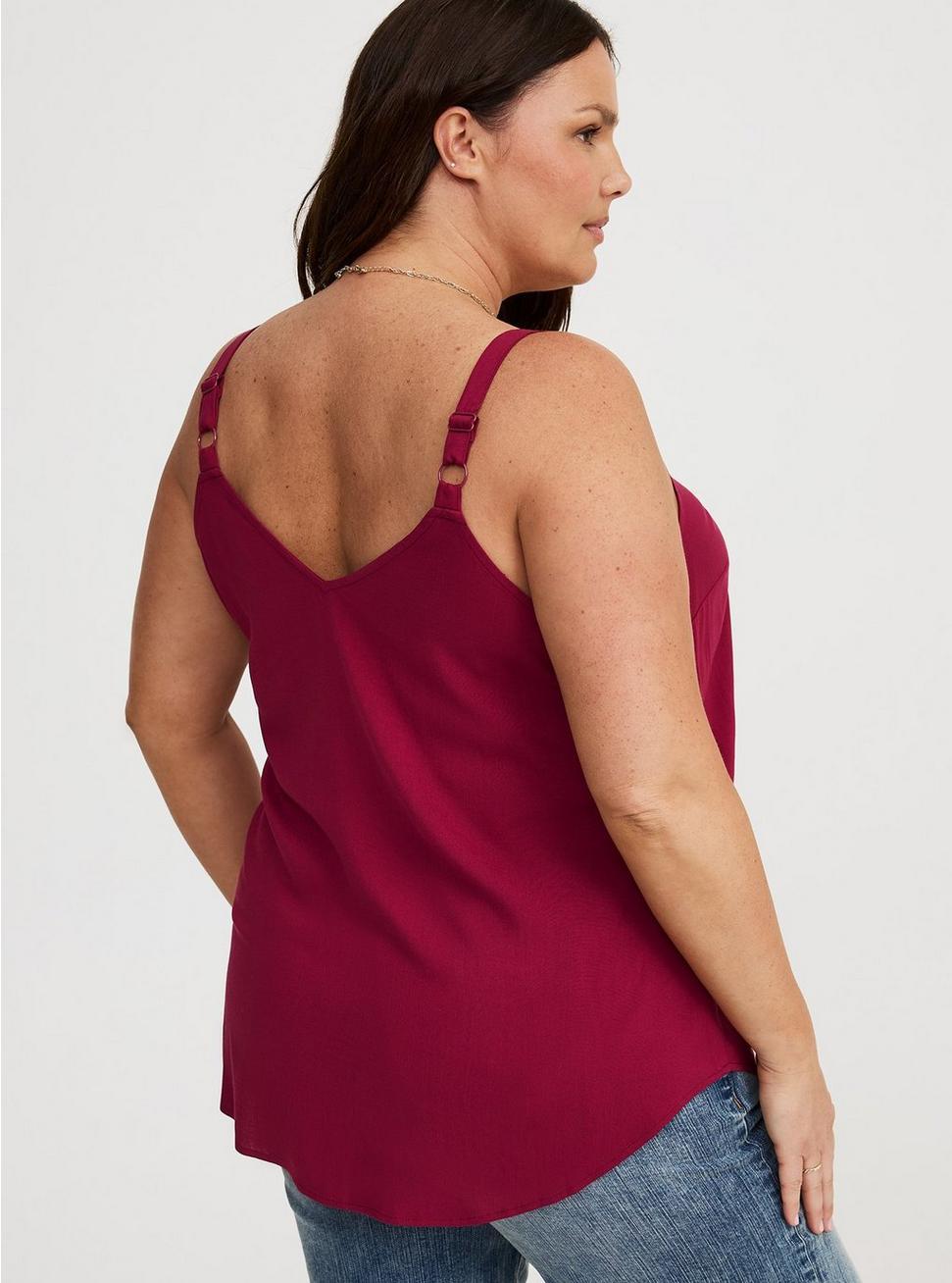 Ava Ruched V-Neck Cami Product Image