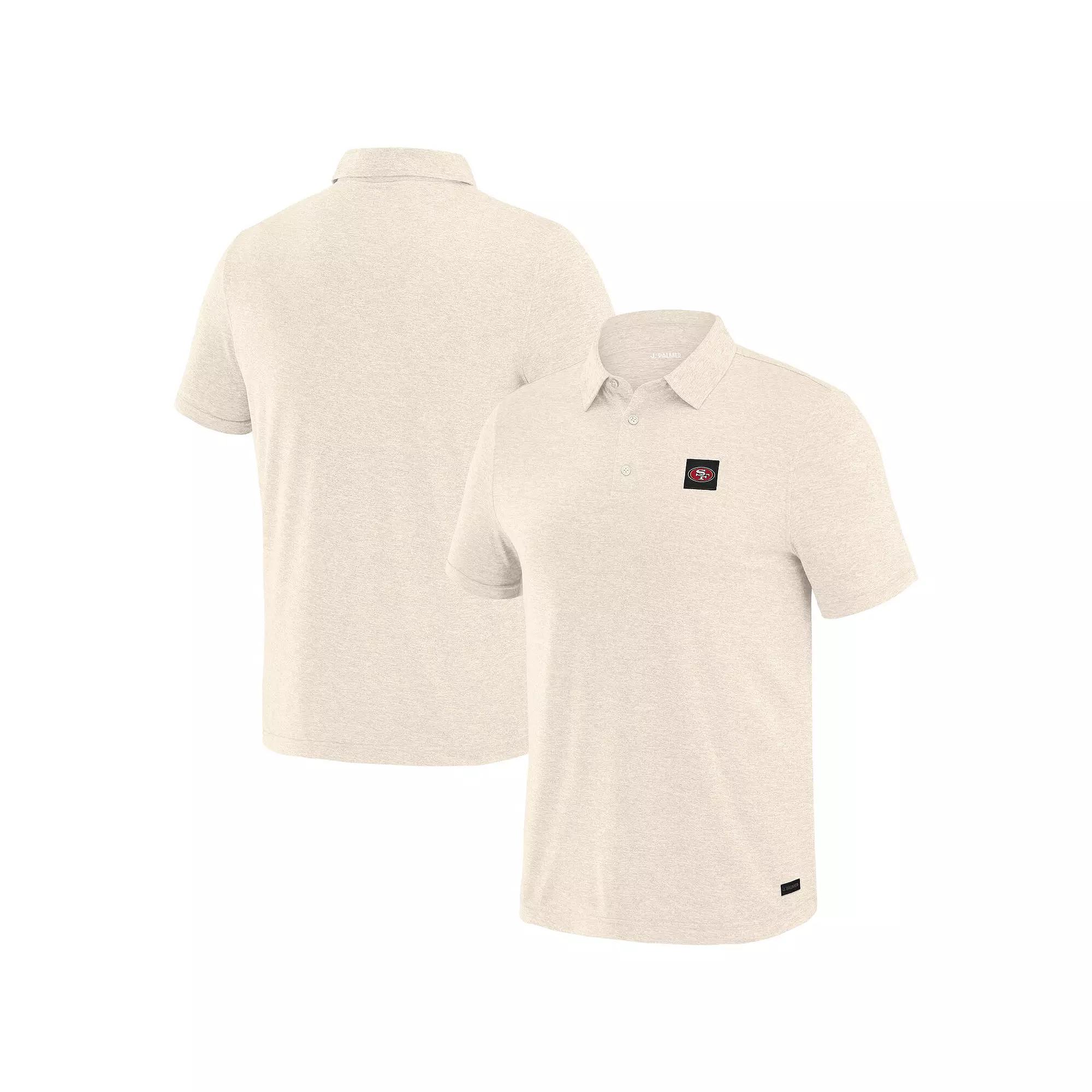 Men's J. Palmer White San Francisco 49ers Four Down Polo, Size: XXL Product Image
