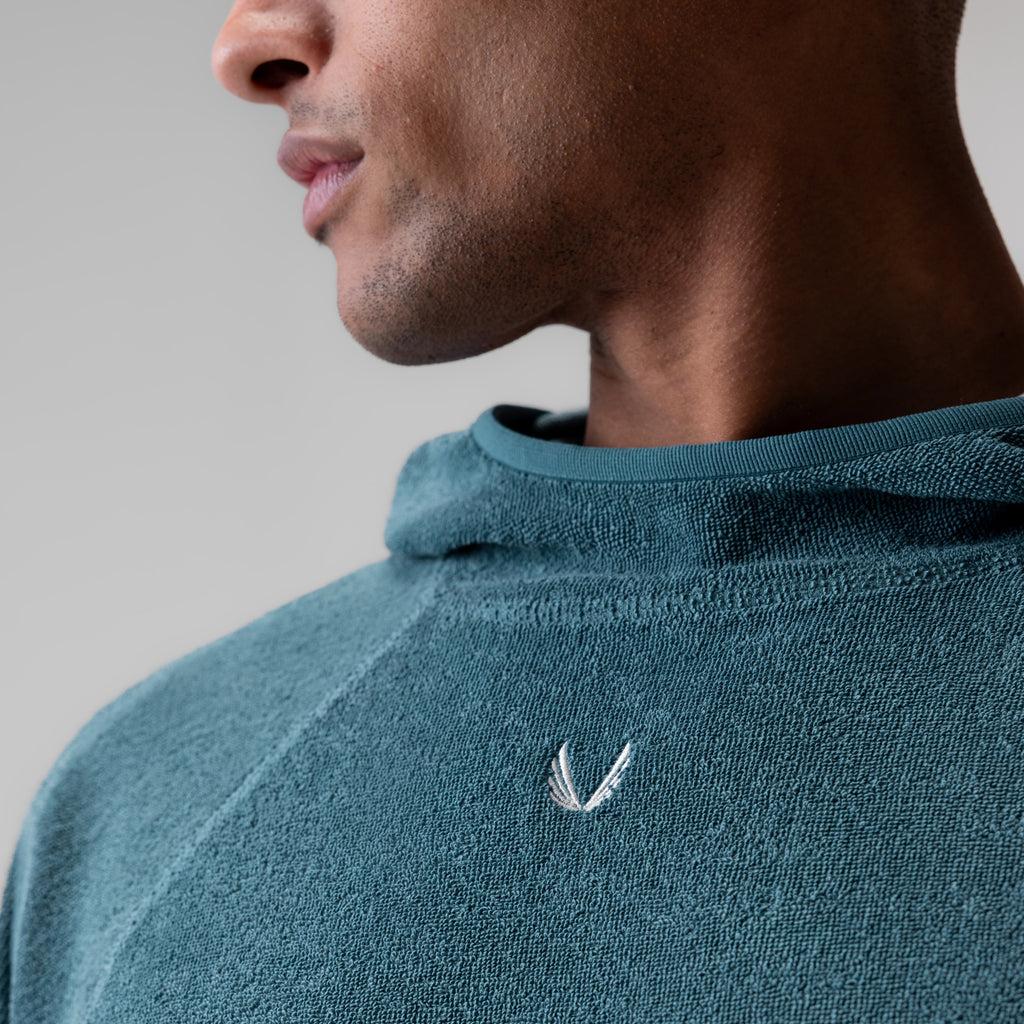 1054. Towel Terry Reversible Hoodie - Storm Product Image