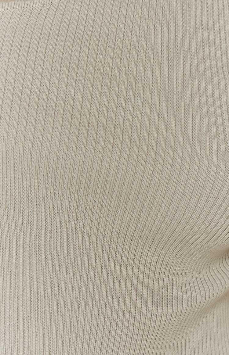 Bria Grey Knit Top Product Image