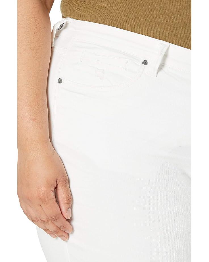 Women's KUT from the Kloth Plus Size Catherine Boyfriend in Optic White Product Image