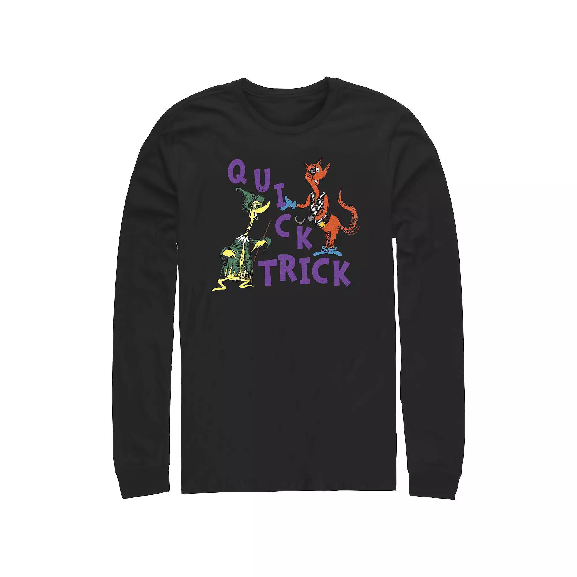 Men's Dr. Seuss Quick Trick Long sleeves Graphic Tee,  Product Image