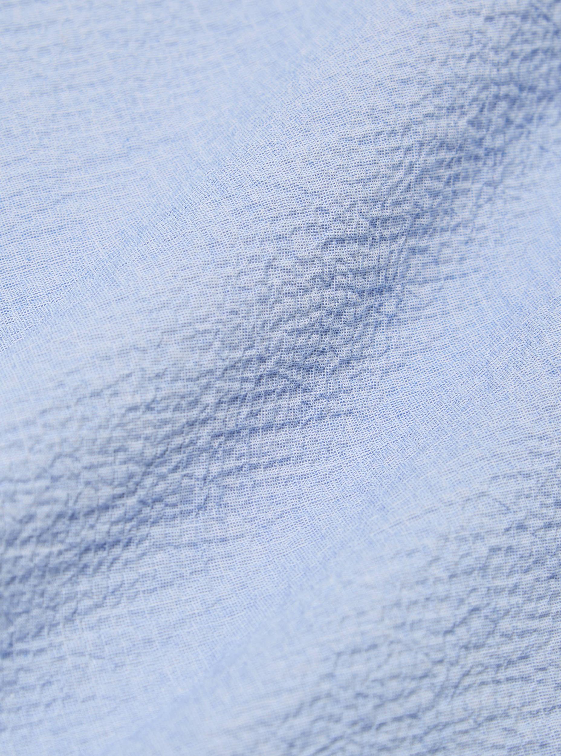 Pale Blue Seersucker Road Shirt Product Image