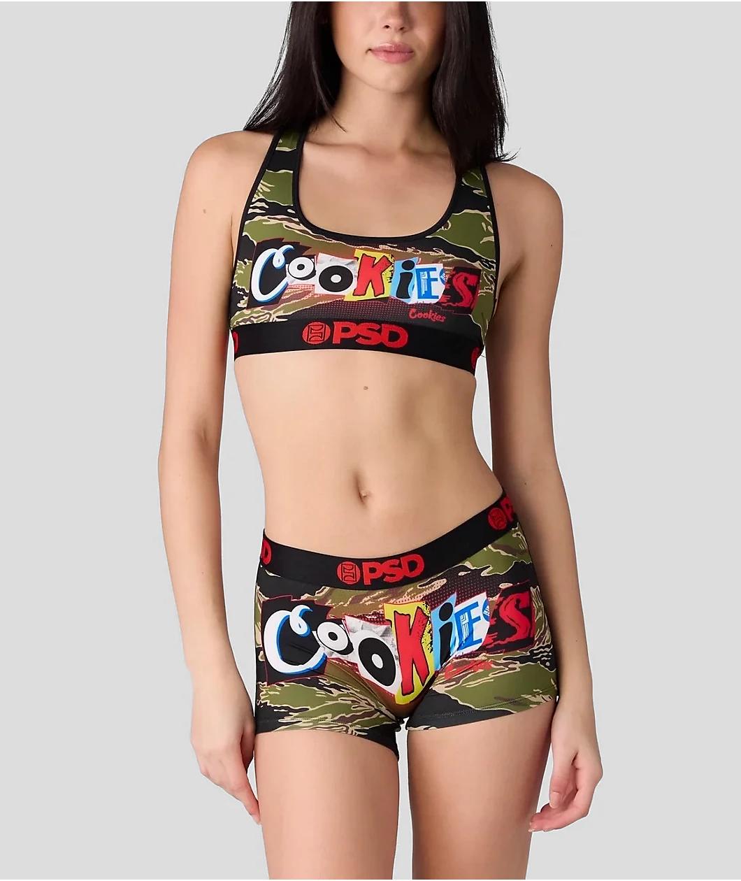 PSD x Cookies Ransom Camo Sports Bra Product Image