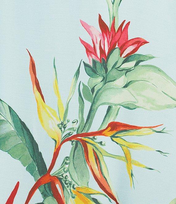 J.McLaughlin Roni Floral Print Split V-Neck 3/4 Sleeve Midi Dress Product Image