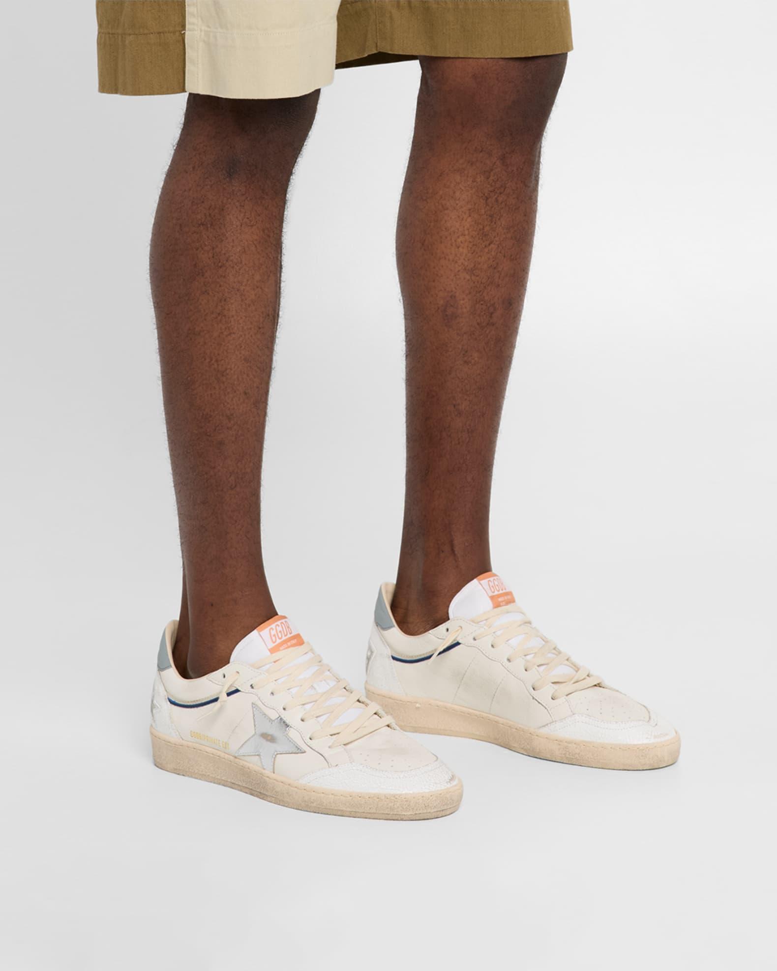 Men's Ball Star Leather Low-Top Sneakers  Product Image