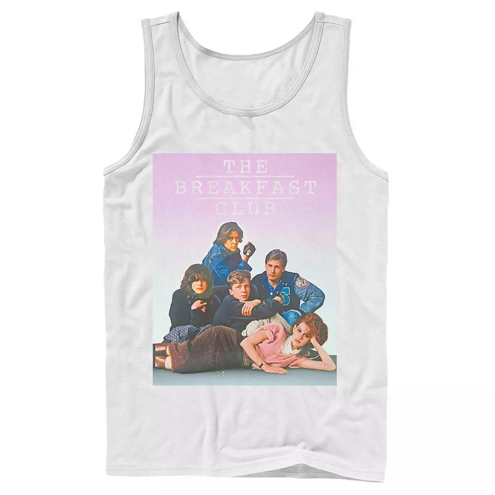 Men's Breakfast Club Group Pose Faded Background Tank Top,  Product Image