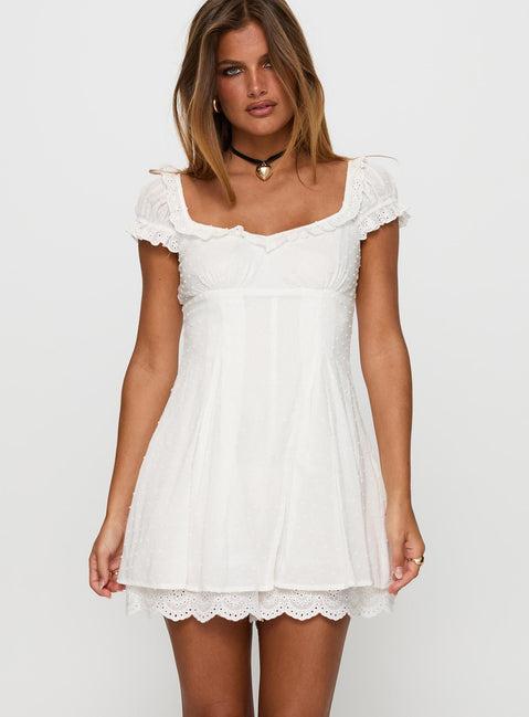 Want Your Love Playsuit White Product Image