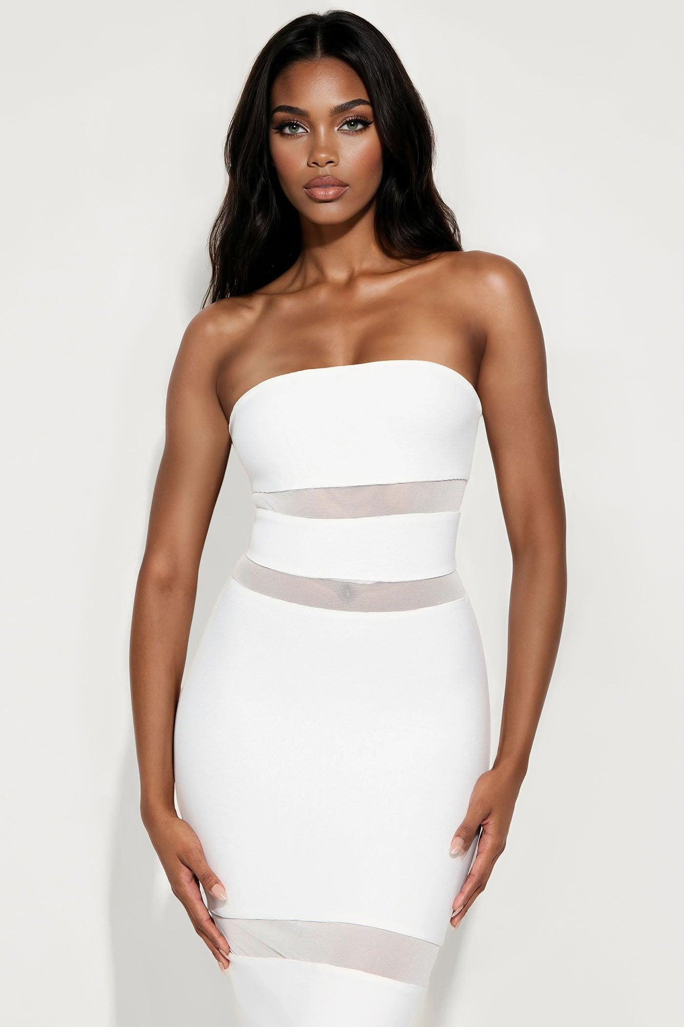 All Yours Bandage Maxi Dress - White Female Product Image