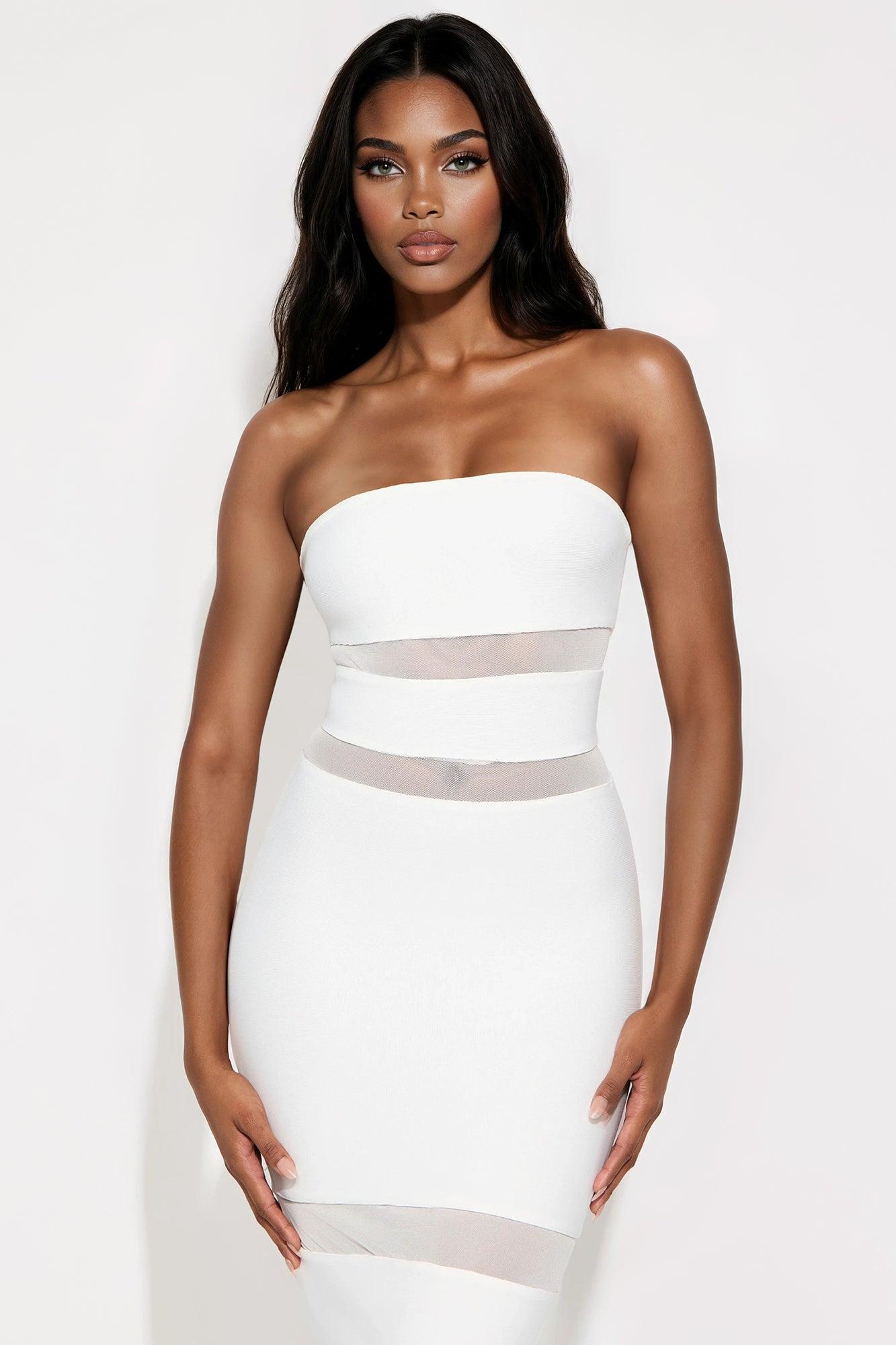 All Yours Bandage Maxi Dress - White Female Product Image