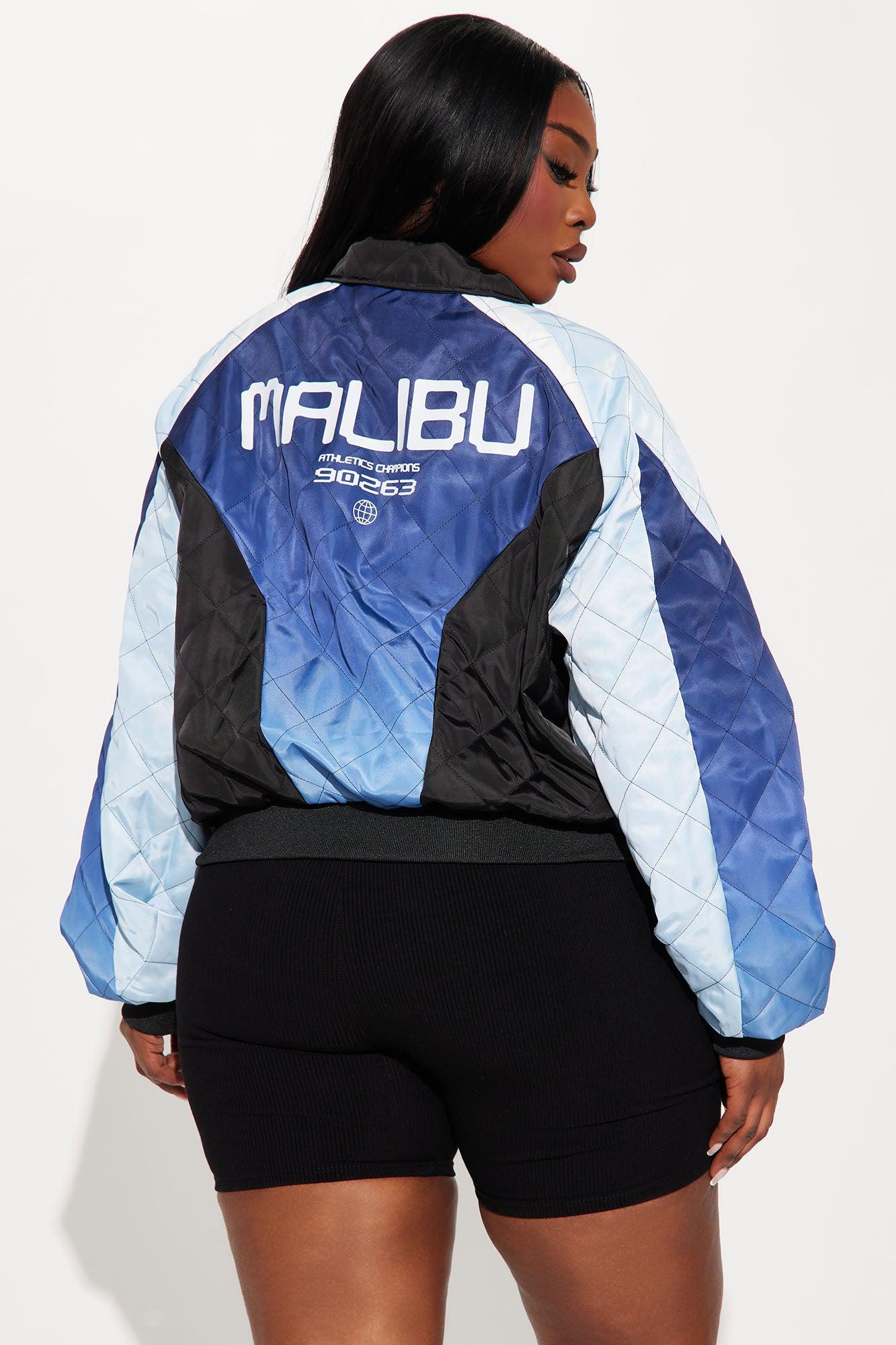 Malibu Made Quilted Jacket - Blue/combo Product Image