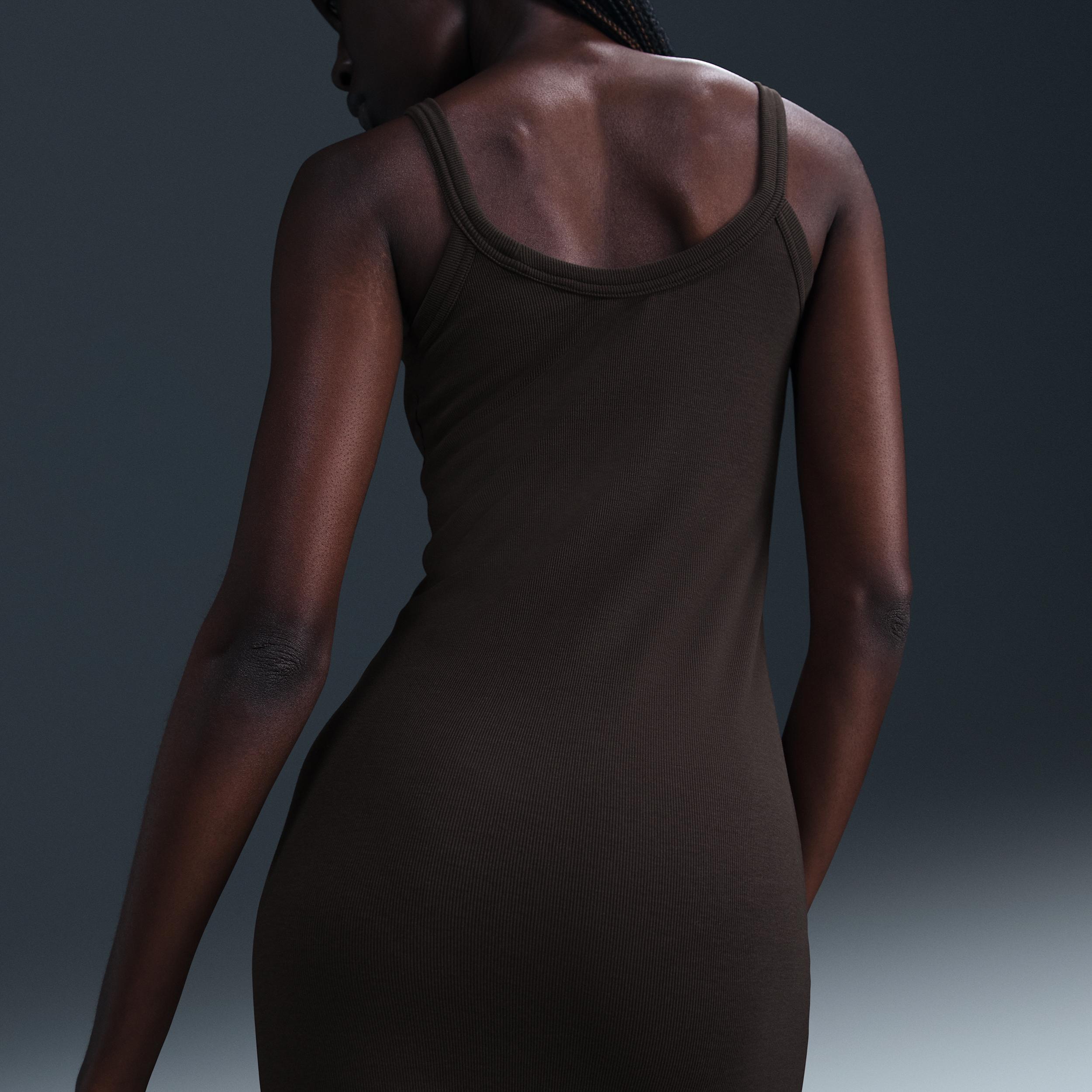 Womens Nike Sportswear Chill Knit Mini-Rib Tank Top Dress Product Image