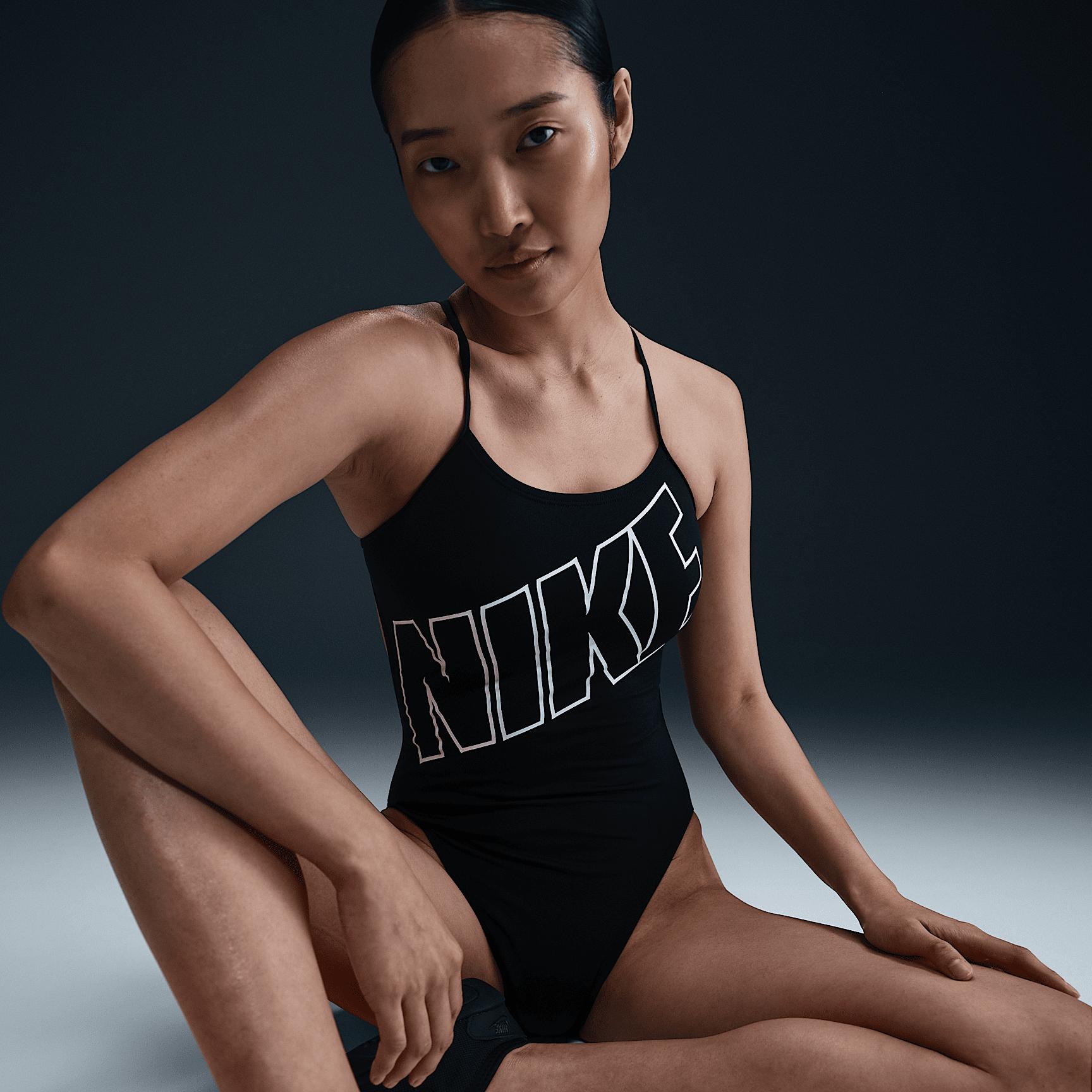 Nike Womens Swim HydraStrong Adjustable Crossback One-Piece | NESSF019-001 Product Image