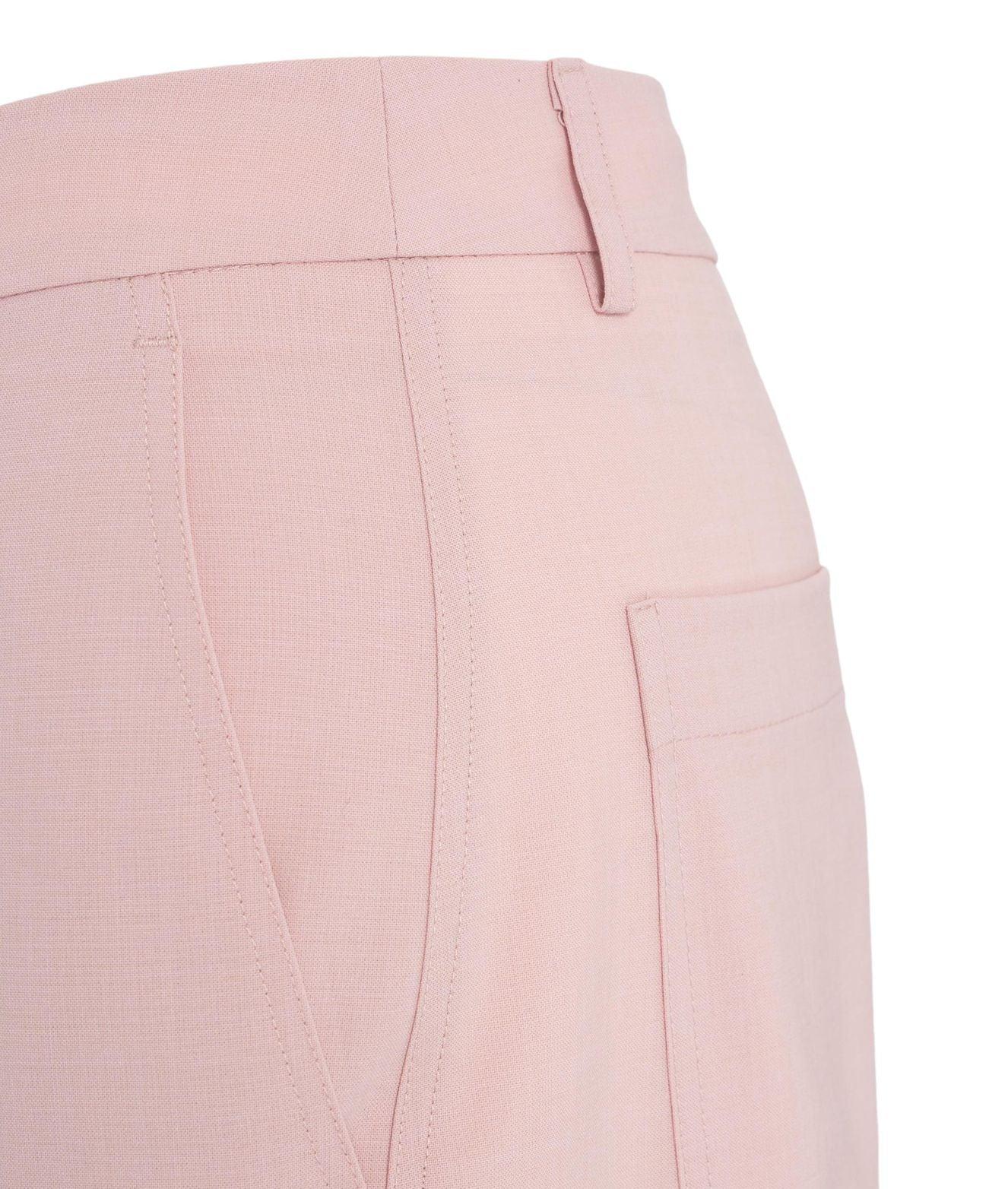 Wide leg pants in virgin wool blend Product Image