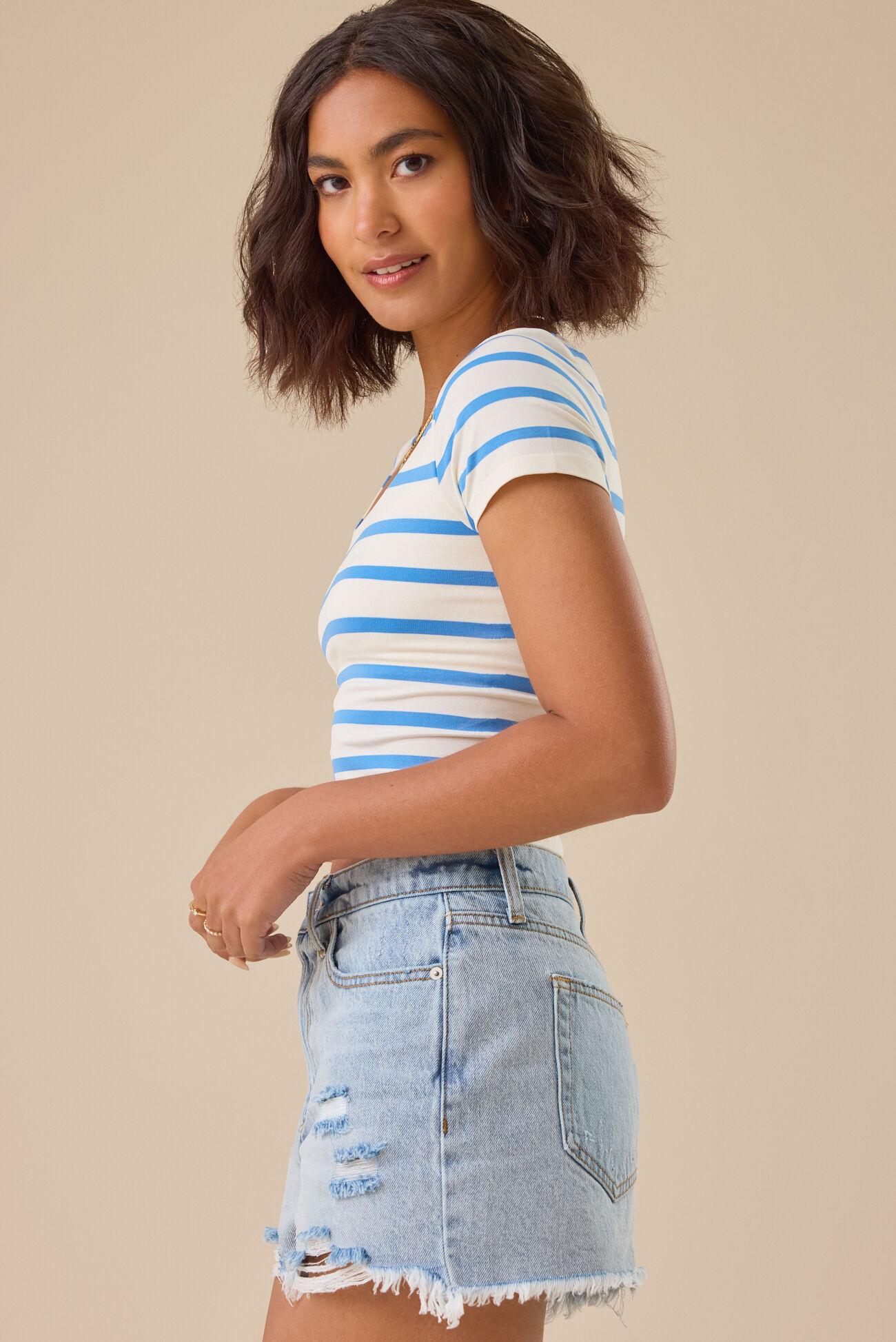 Everyday Seamless Striped Top Product Image