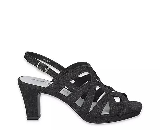 Easy Street Jetty Women's Slingback Heeled Platform Sandals,  Product Image