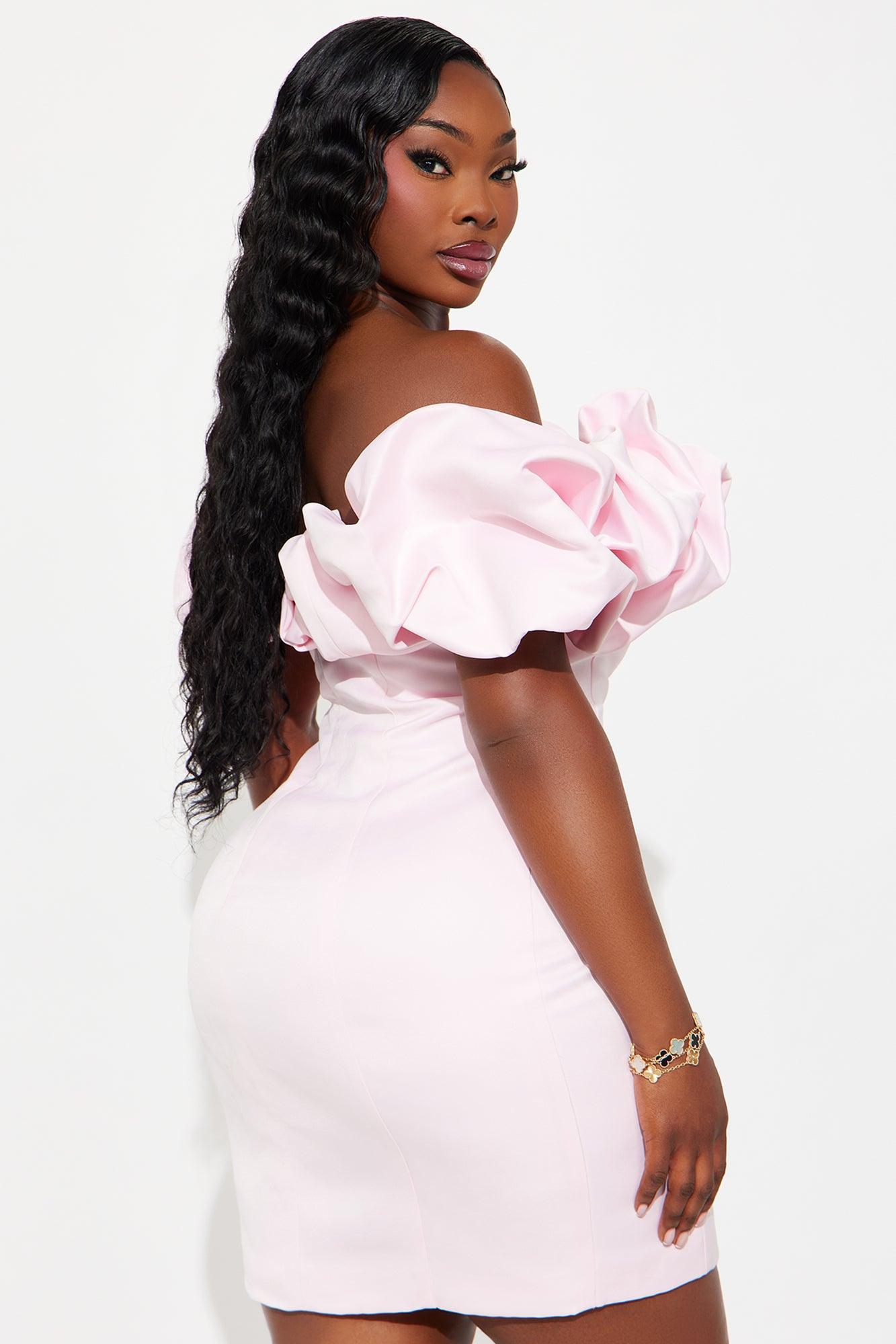 Tall Parisian Nights Mini Dress - Pink Female Product Image