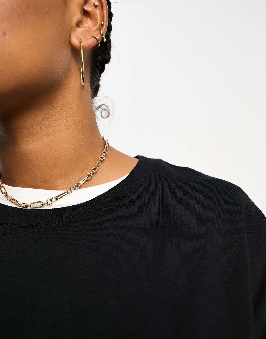 ASOS DESIGN Curve ultimate oversized sweatshirt in black Product Image