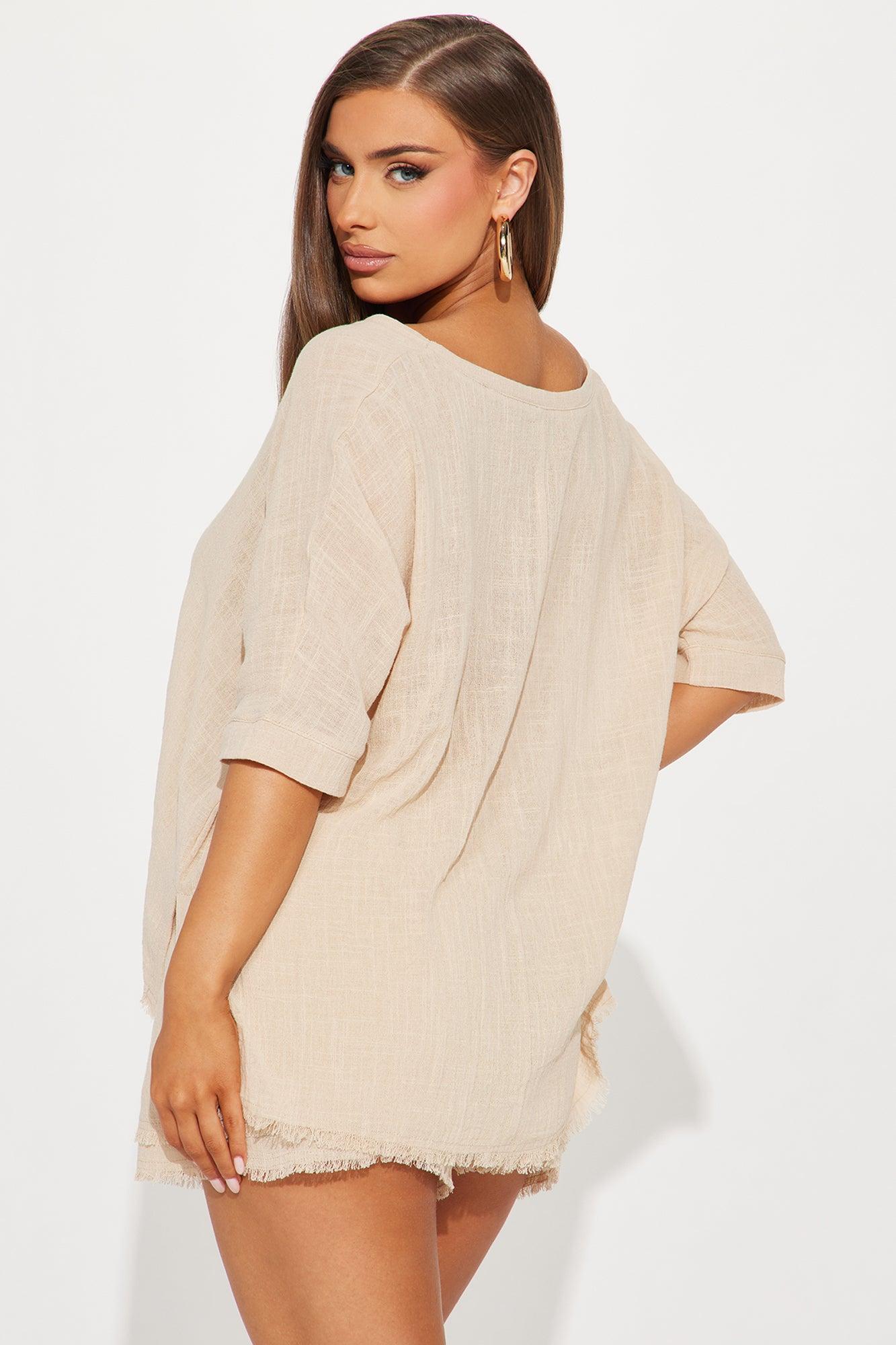 Ashley Short Set - Taupe Product Image