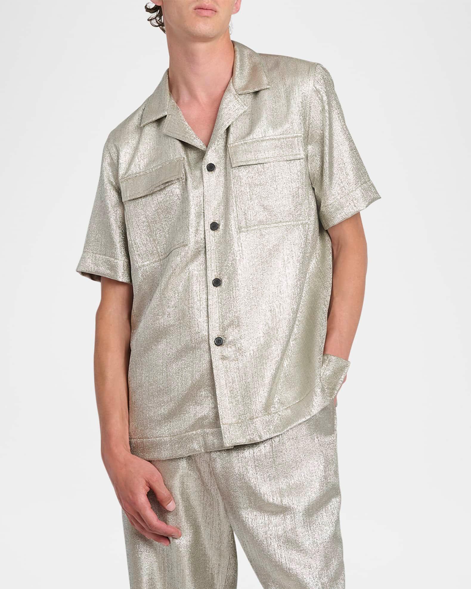 Men's Cameron Metallic Camp Shirt Product Image
