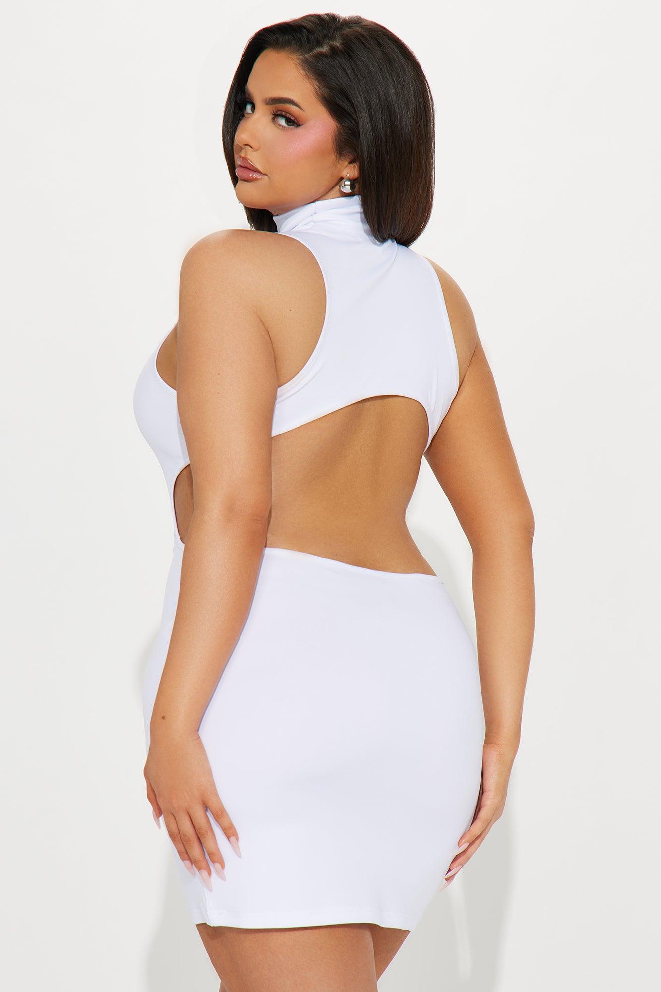 See U On The Dancefloor Sleeveless Mini Dress - White Product Image