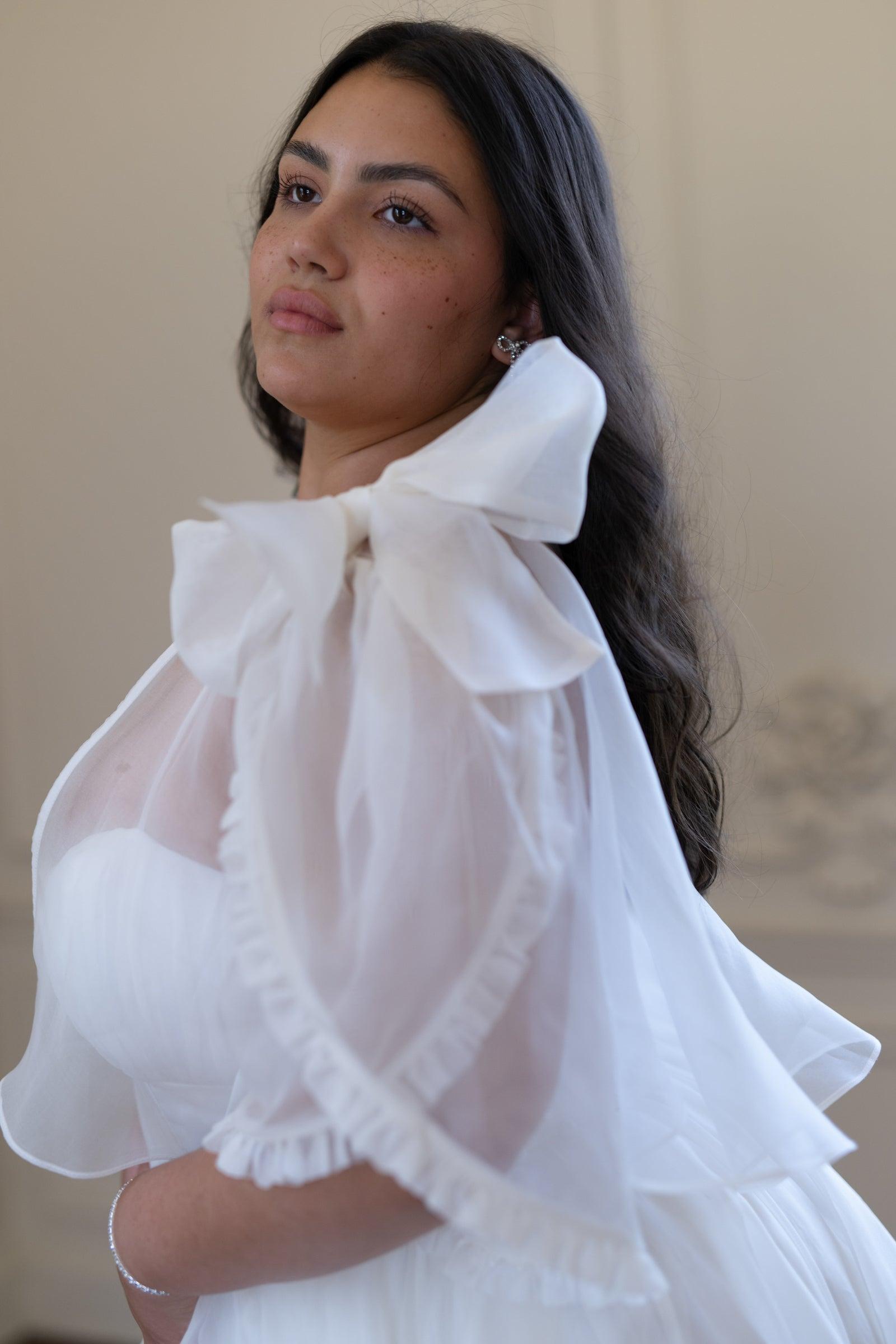 The Ivory Dreamgirl Capelet Product Image