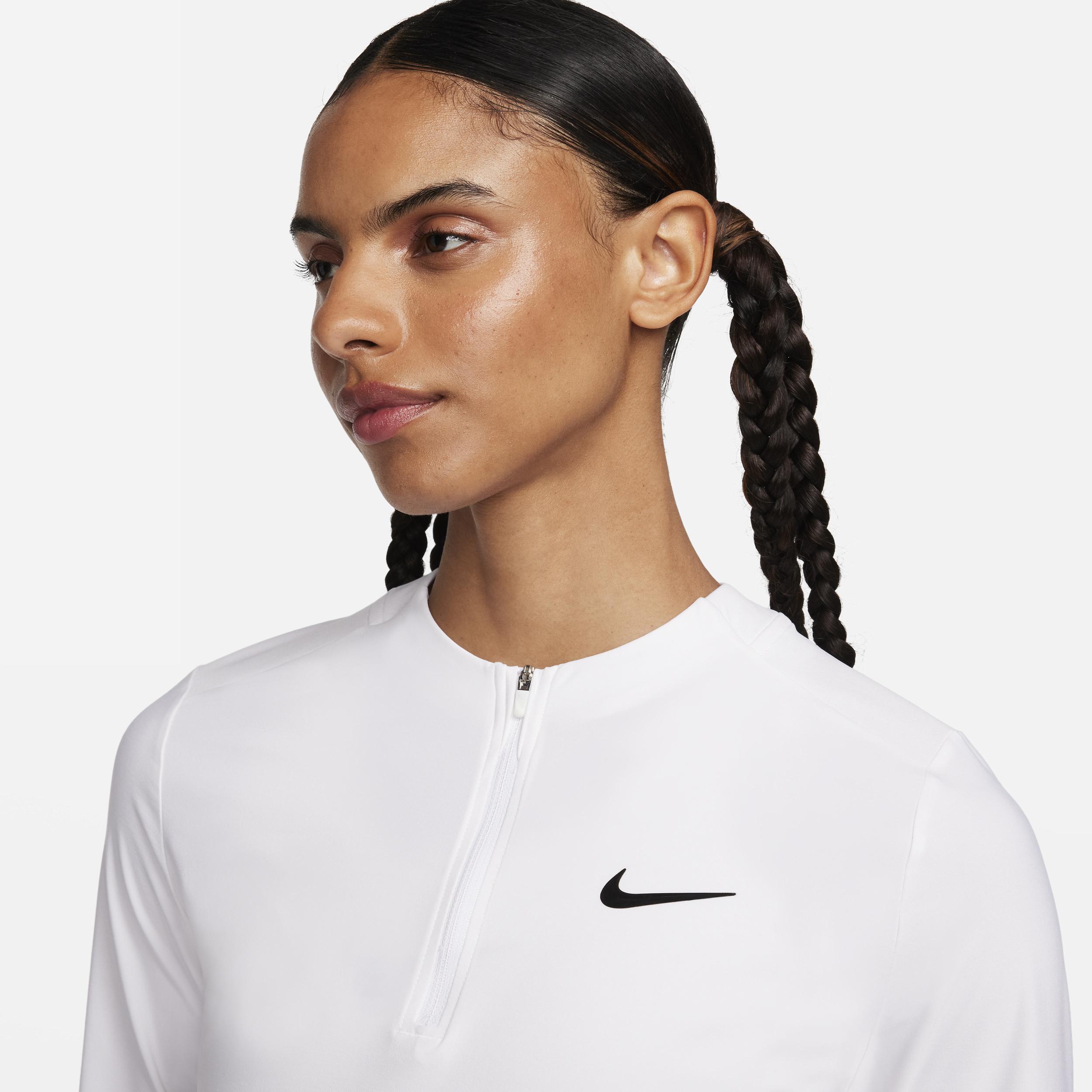 Nike Women's Court Advantage Dri-FIT 1/4-Zip Tennis Mid Layer Product Image