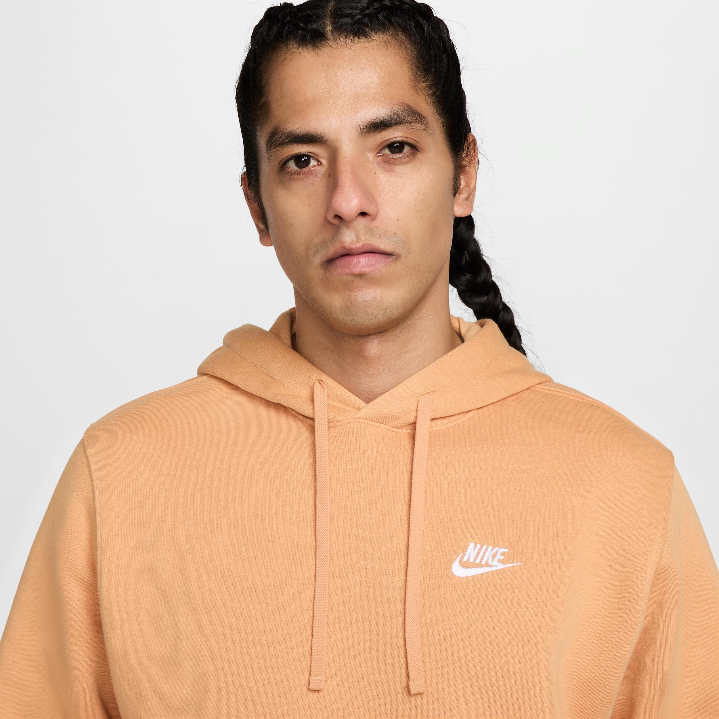 Mens Nike Sportswear Club Fleece Pullover Hoodie | BV2654-856 Product Image