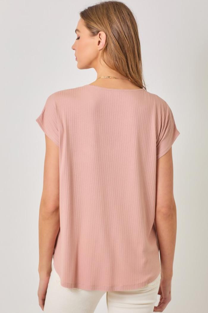 Surplice V Neck Top Product Image