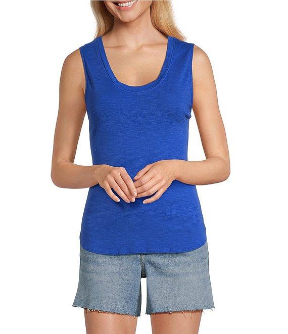 Tommy Bahama Ashby Cotton Slub Rib Round Neck Tank Product Image