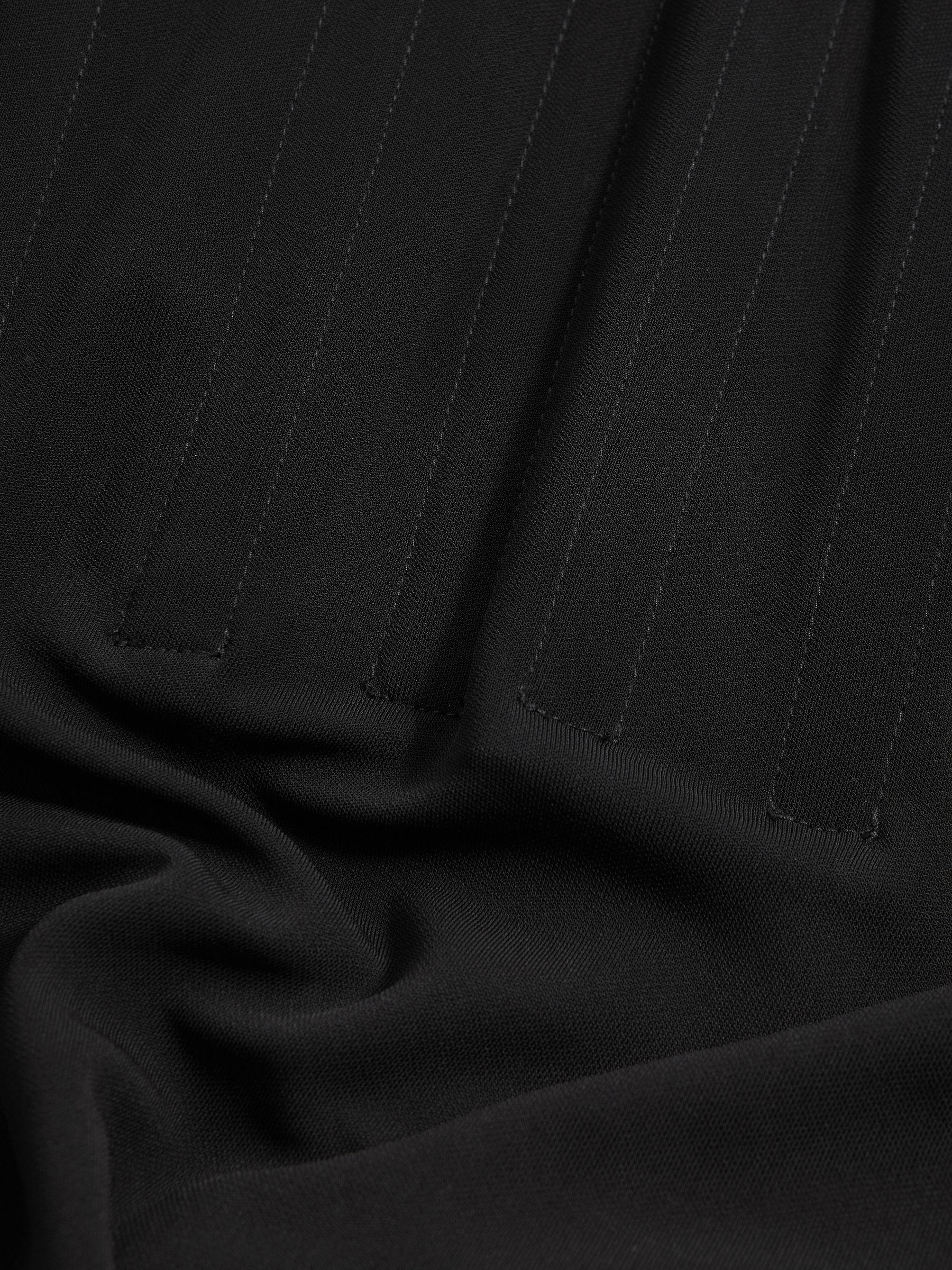 Atelier Corset Detail Jersey Maxi Dress in Black Product Image