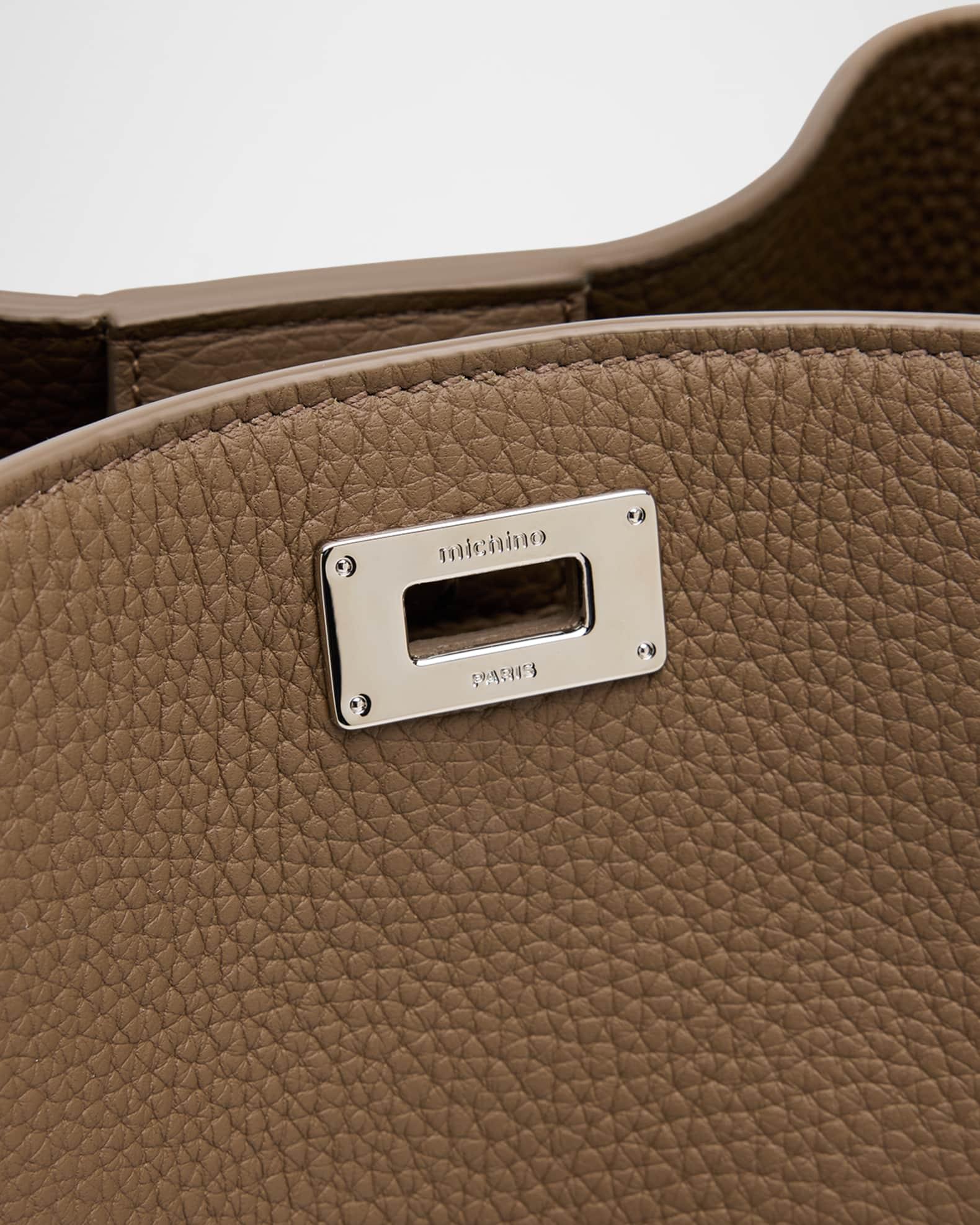 Odeon Mini Grain Leather Bucket Bag Product Image