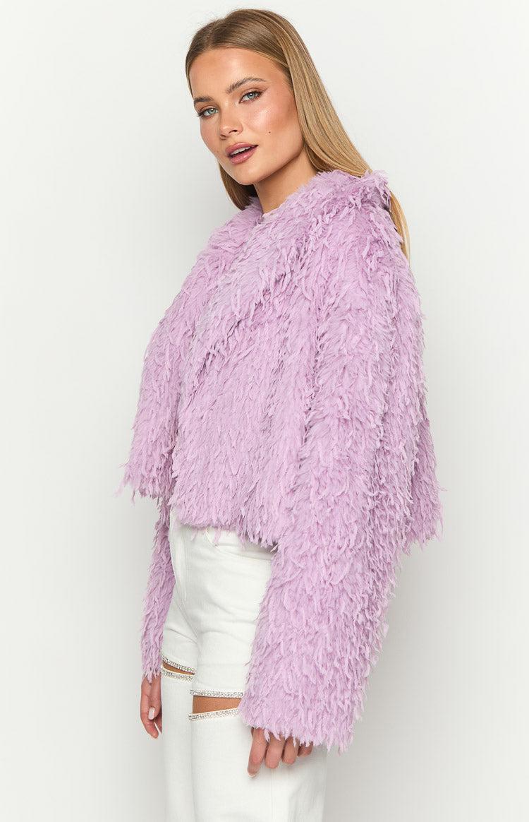 Amy Purple Fringe Jacket Product Image