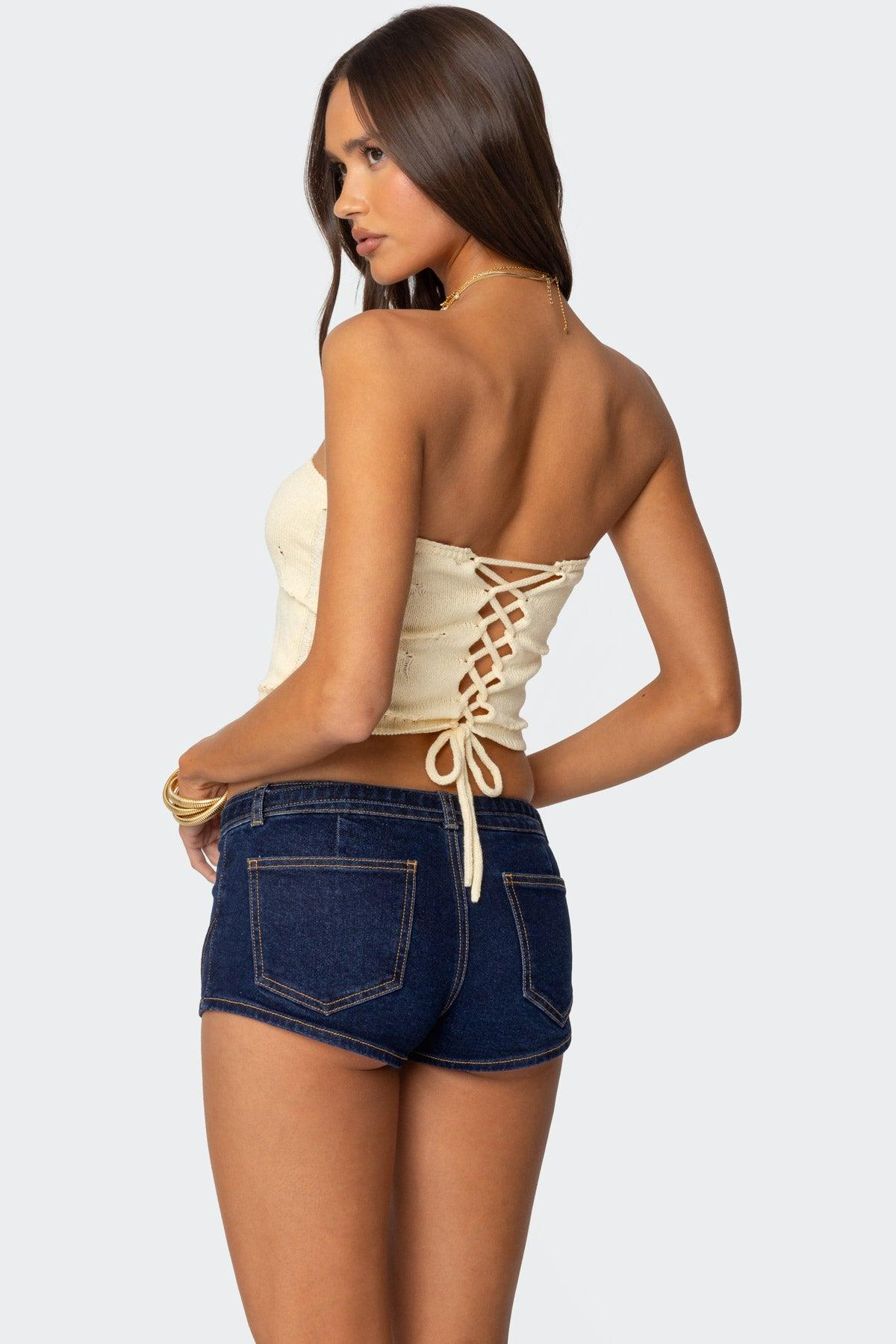 Belline Knit Strapless Top Product Image