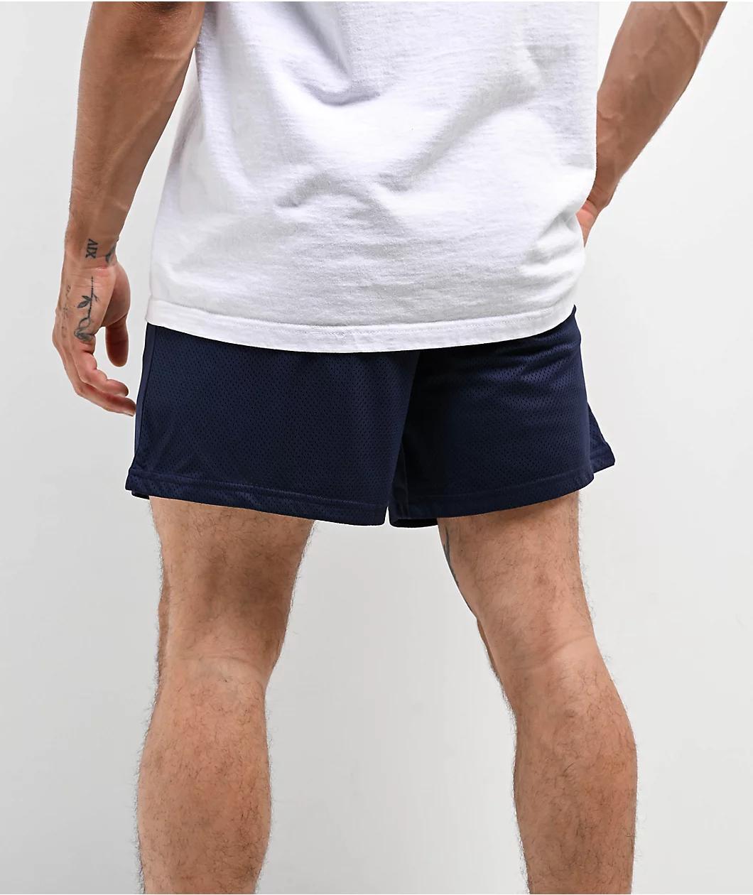 Coney Island Picnic Tour Navy Mesh Shorts Product Image