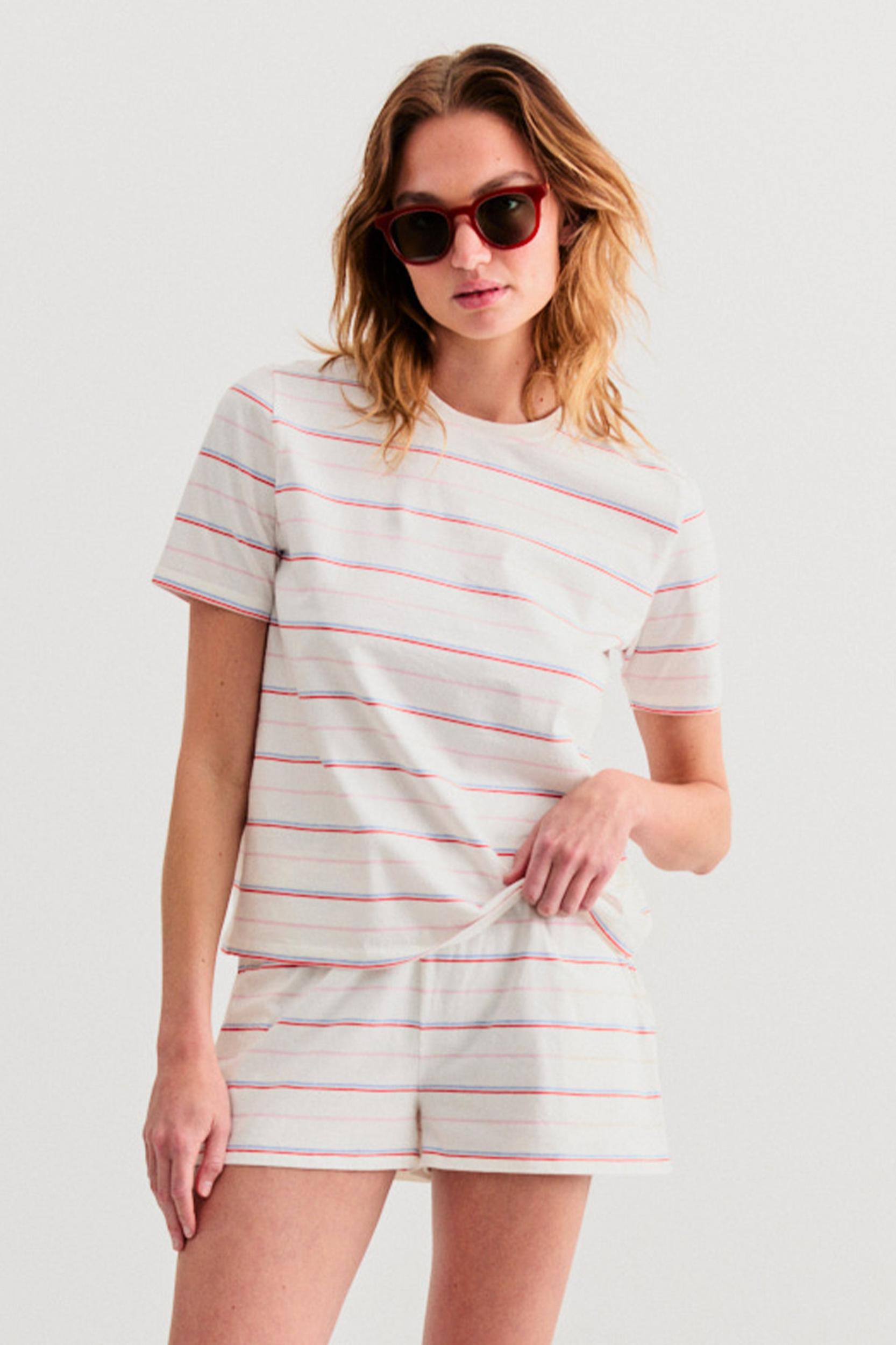 The Modern - Cream Multistripe Female Product Image