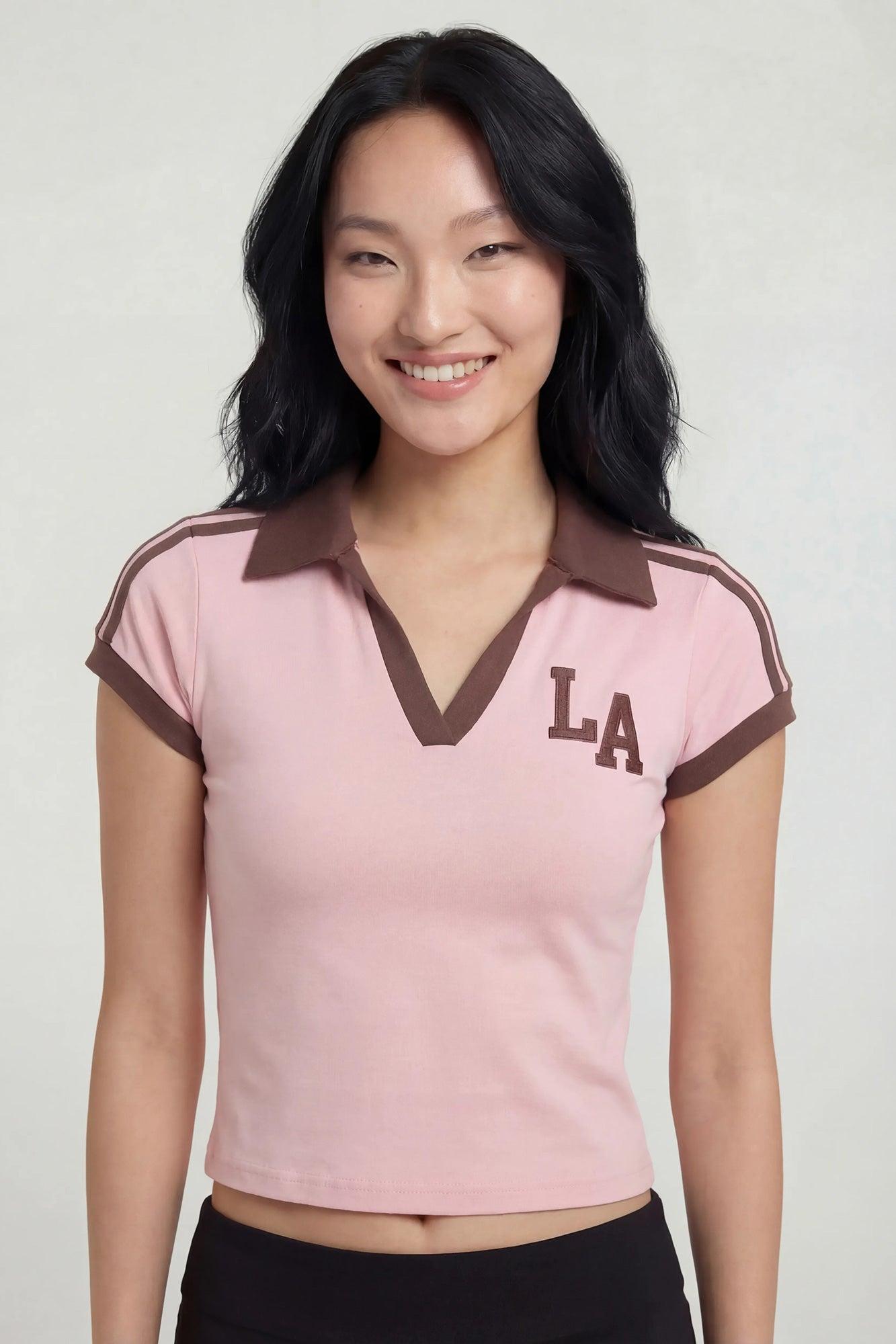 Embroidered Polo Female Product Image