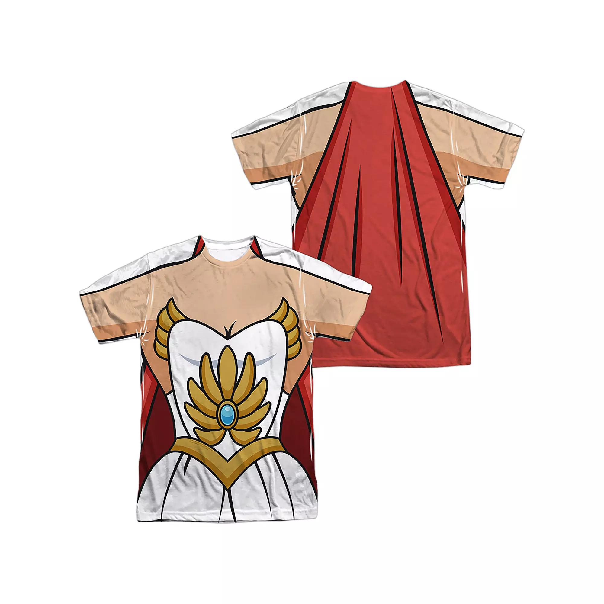 Men's Masters Of The Universe Princess of Power She-Ra Sublimated Graphic Tee, Size: XL, Black Product Image