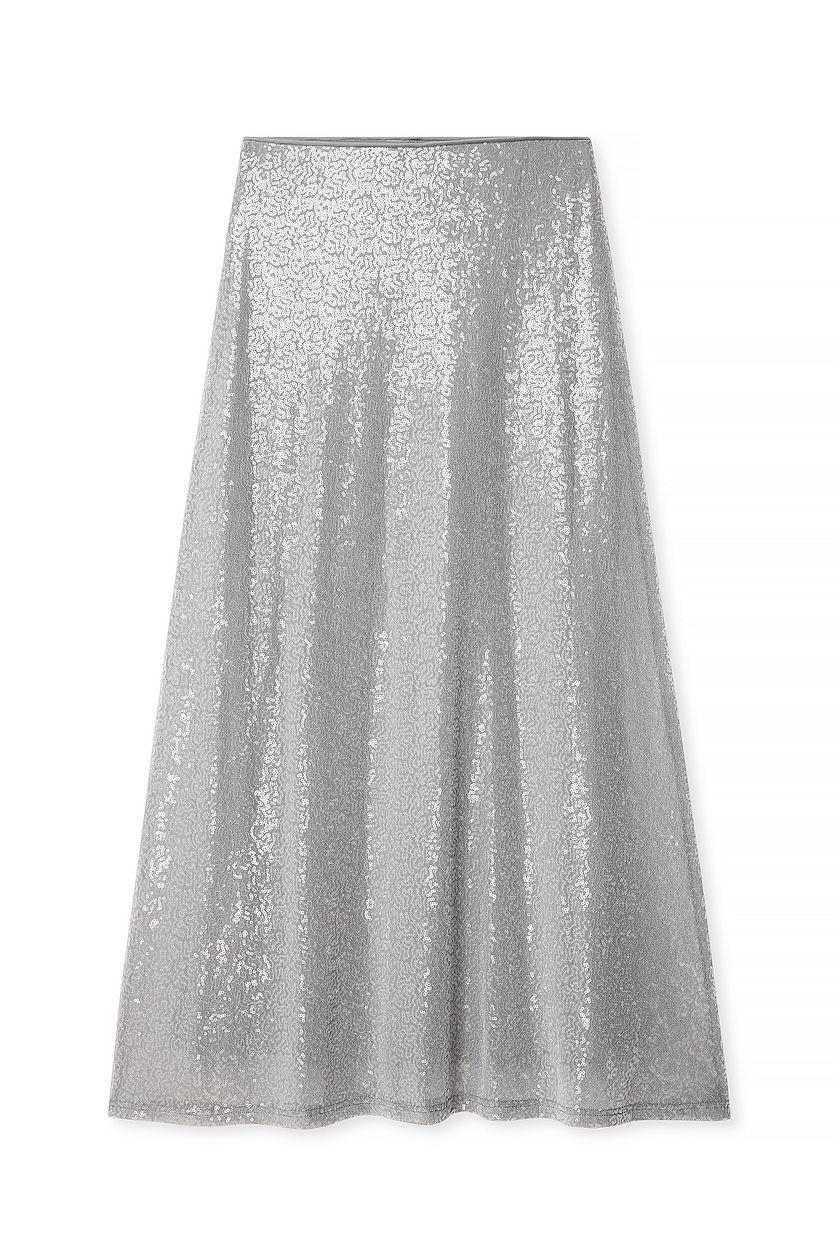 Sequin Maxi Skirt Product Image